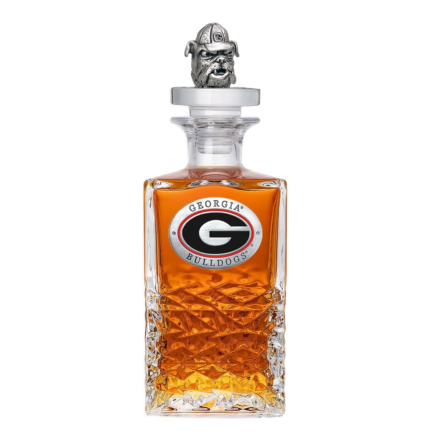 University of Georgia Heritage Decanter with 3D Top - Sports Gifts, Sports Memorabilia, Sports Collectibles, Fan Shop