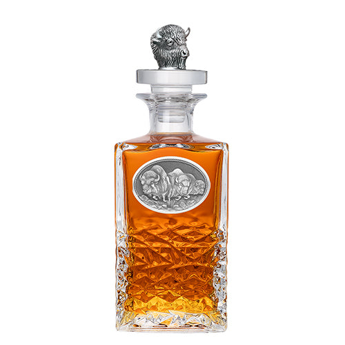 Buffalo Heritage Decanter with 3D Top - Sports Collectibles, Sports Memorabilia, Sports Fan Shop, Sports Gifts