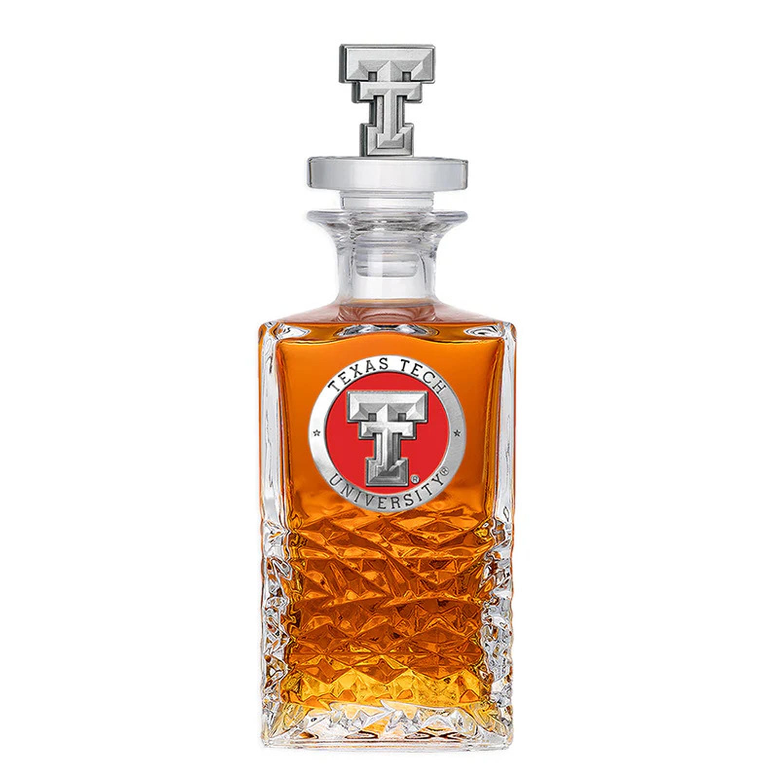 Texas Tech University Heritage Decanter with 3D Top - Sports Gifts, Sports Memorabilia, Sports Collectibles, Fan Shop