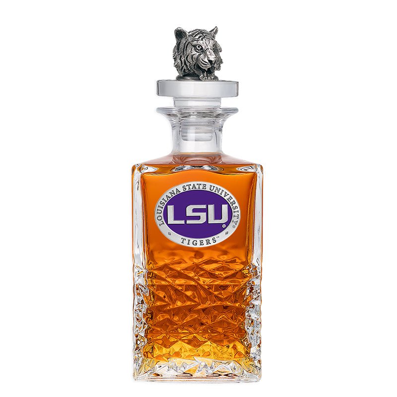 Louisiana State University Heritage Decanter with 3D Top - Sports Gifts, Sports Memorabilia, Sports Collectibles, Fan Shop
