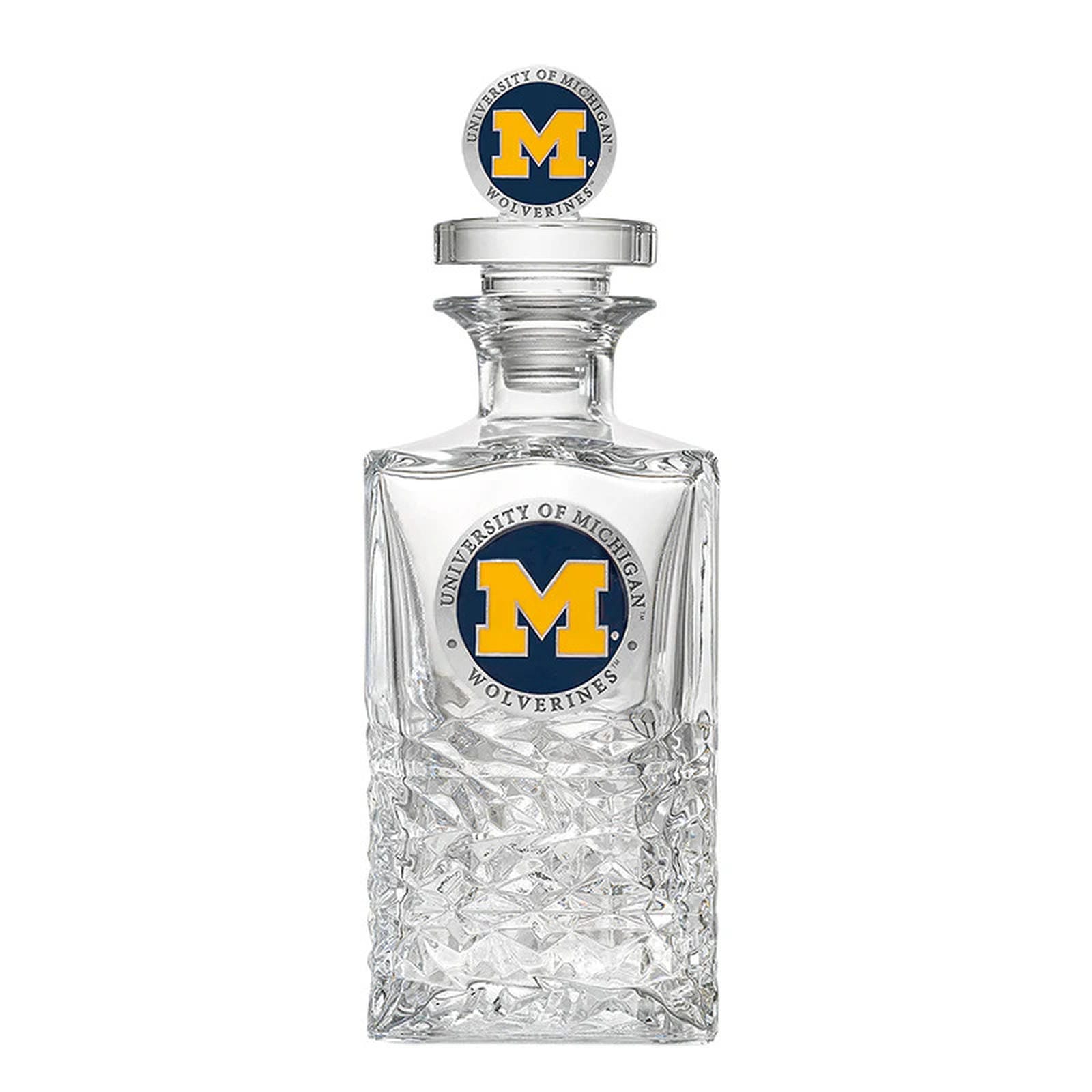 University of Michigan Heritage Decanter with 3D Top - Sports Gifts, Sports Memorabilia, Sports Collectibles, Fan Shop