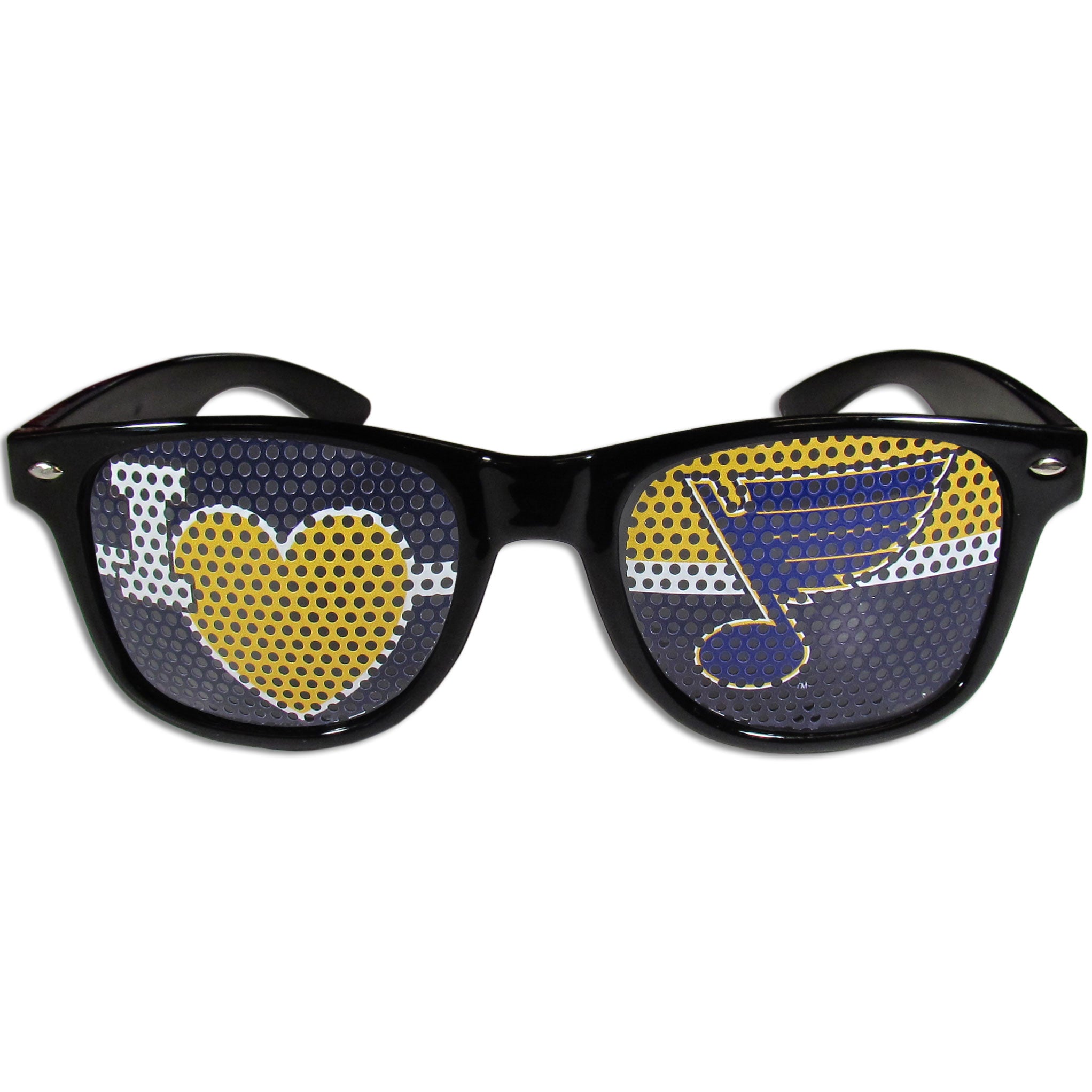 St. Louis Blues I Heart Game Day Shades