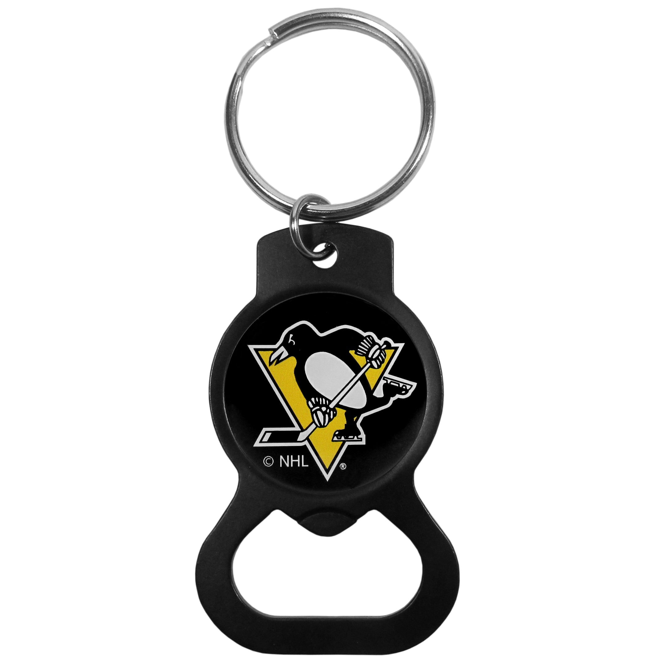 Pittsburgh Penguins Bottle Opener Key Chain, Black