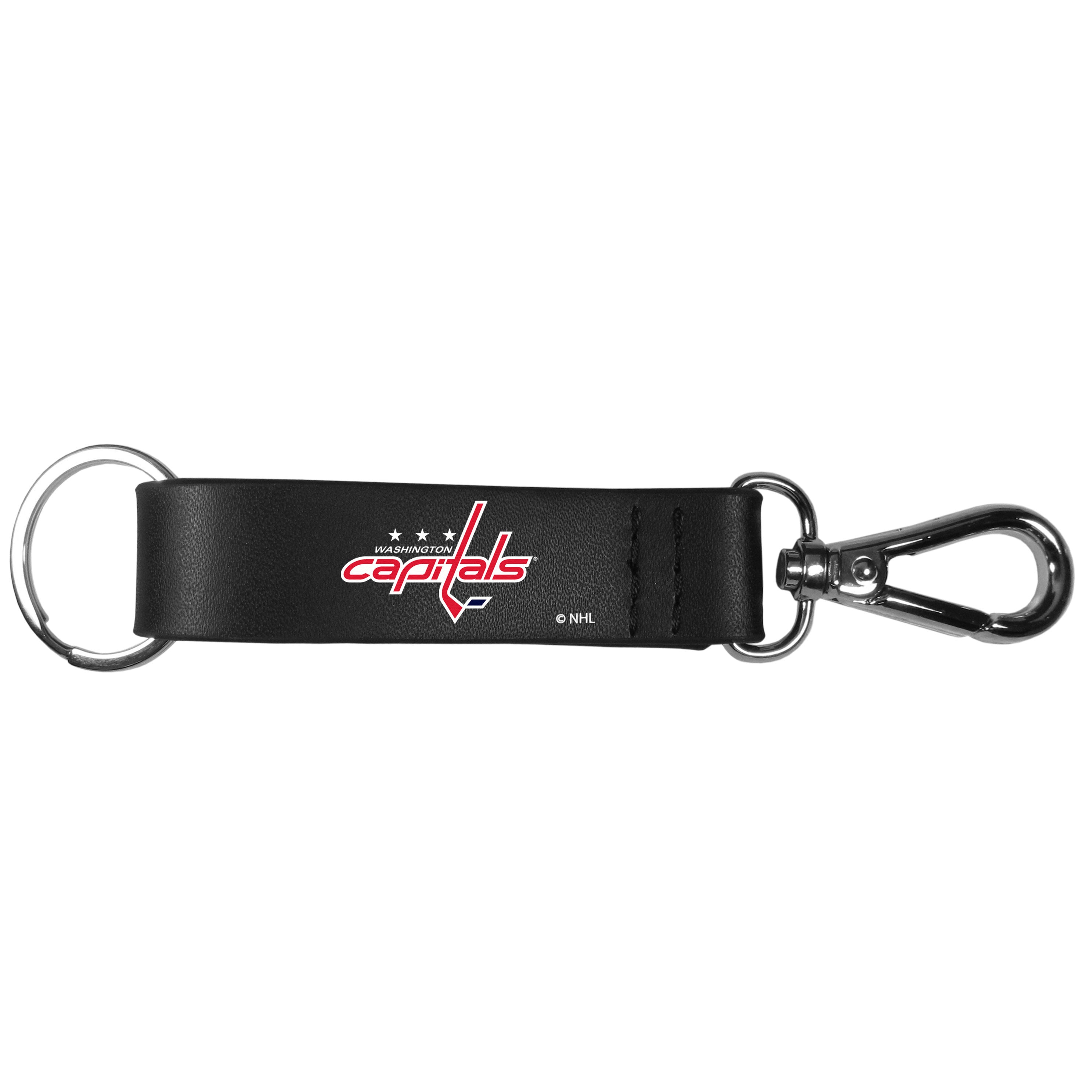 Washington Capitals Black Strap Key Chain
