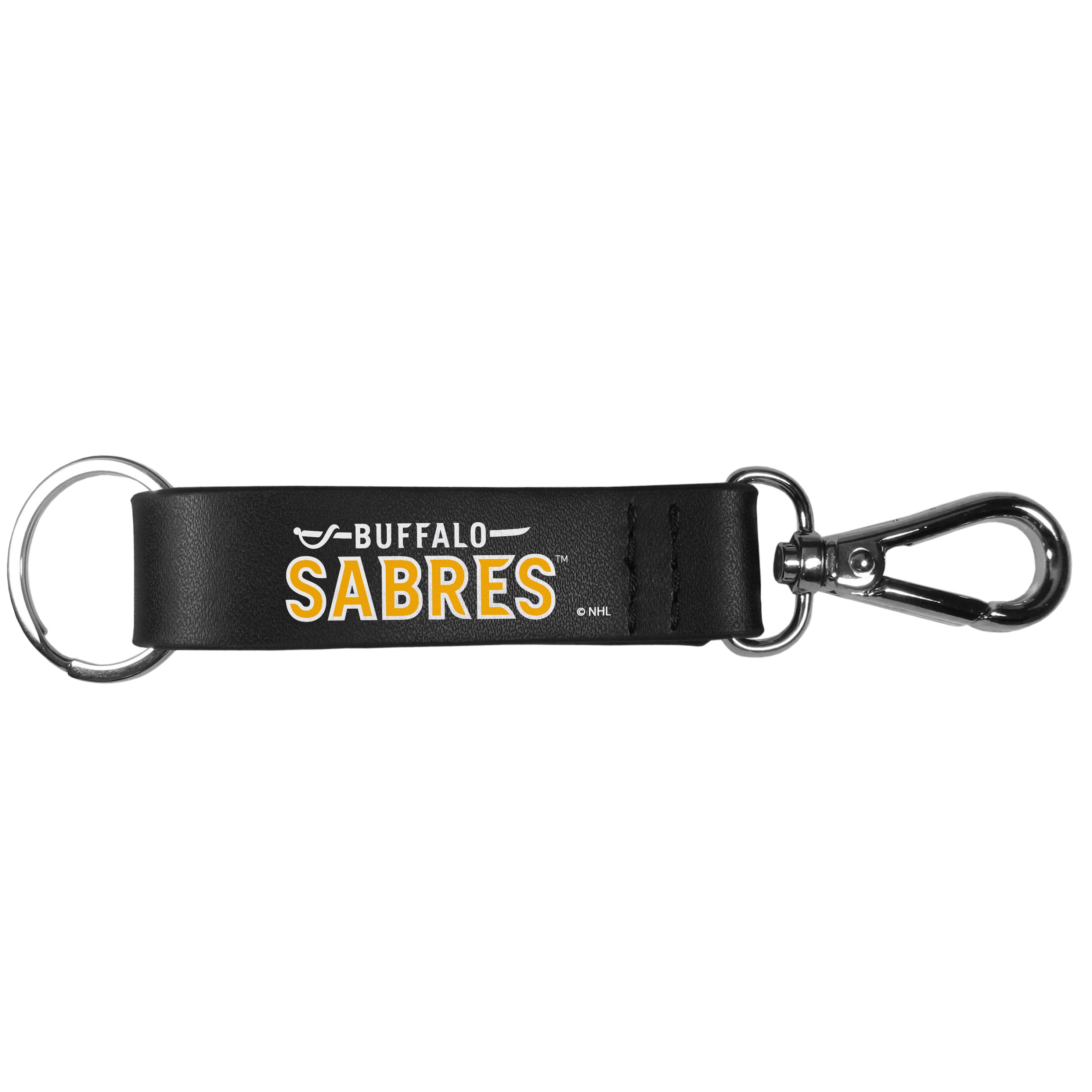 Buffalo Sabres Black Strap Key Chain