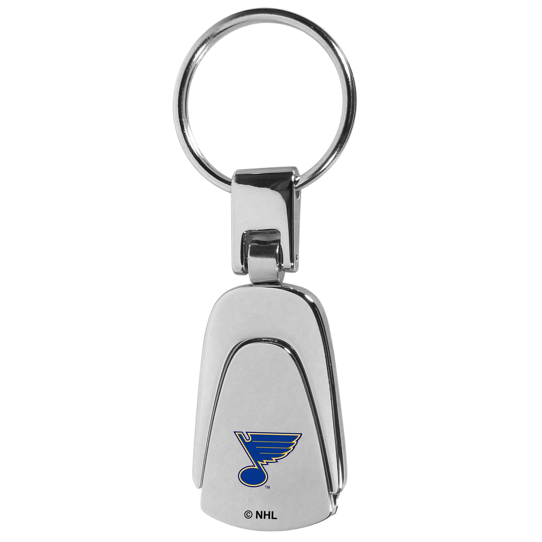 St. Louis Blues Steel Teardop Key Chain