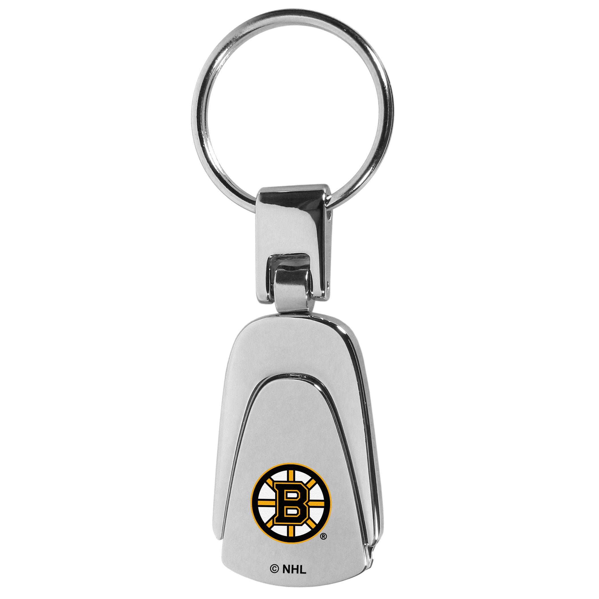 Boston Bruins Steel Teardop Key Chain