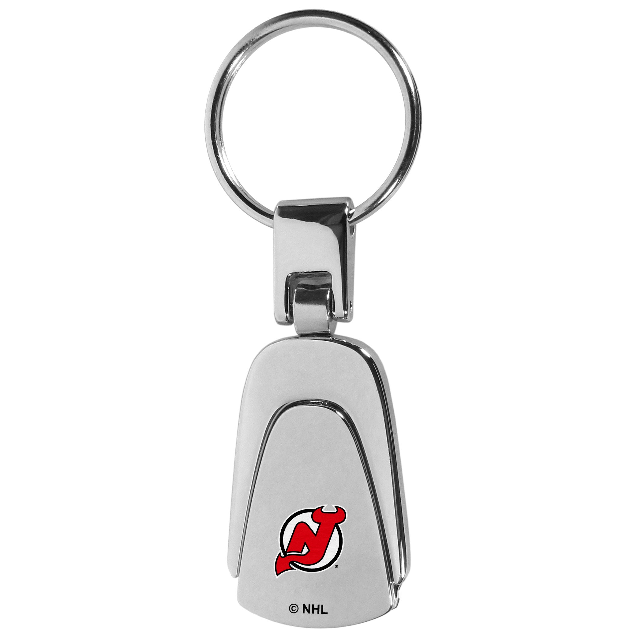 New Jersey Devils Steel Teardop Key Chain
