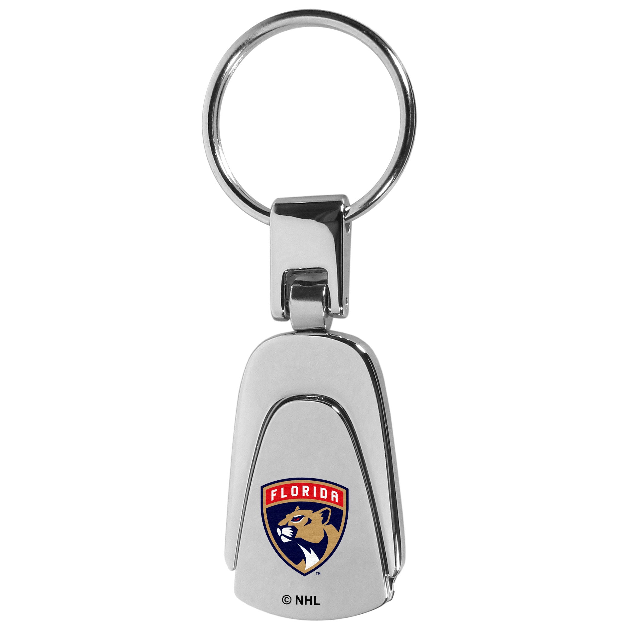 Florida Panthers Steel Teardop Key Chain