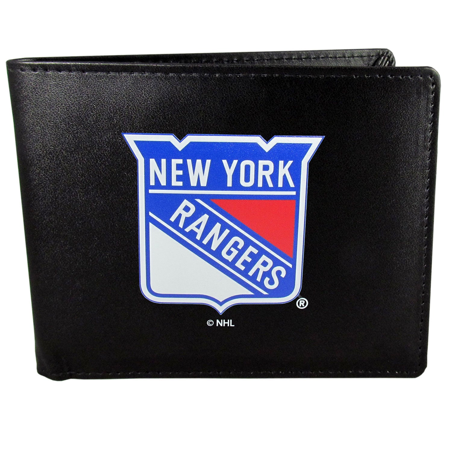 New York Rangers Leather Bi-fold Wallet, Large Logo