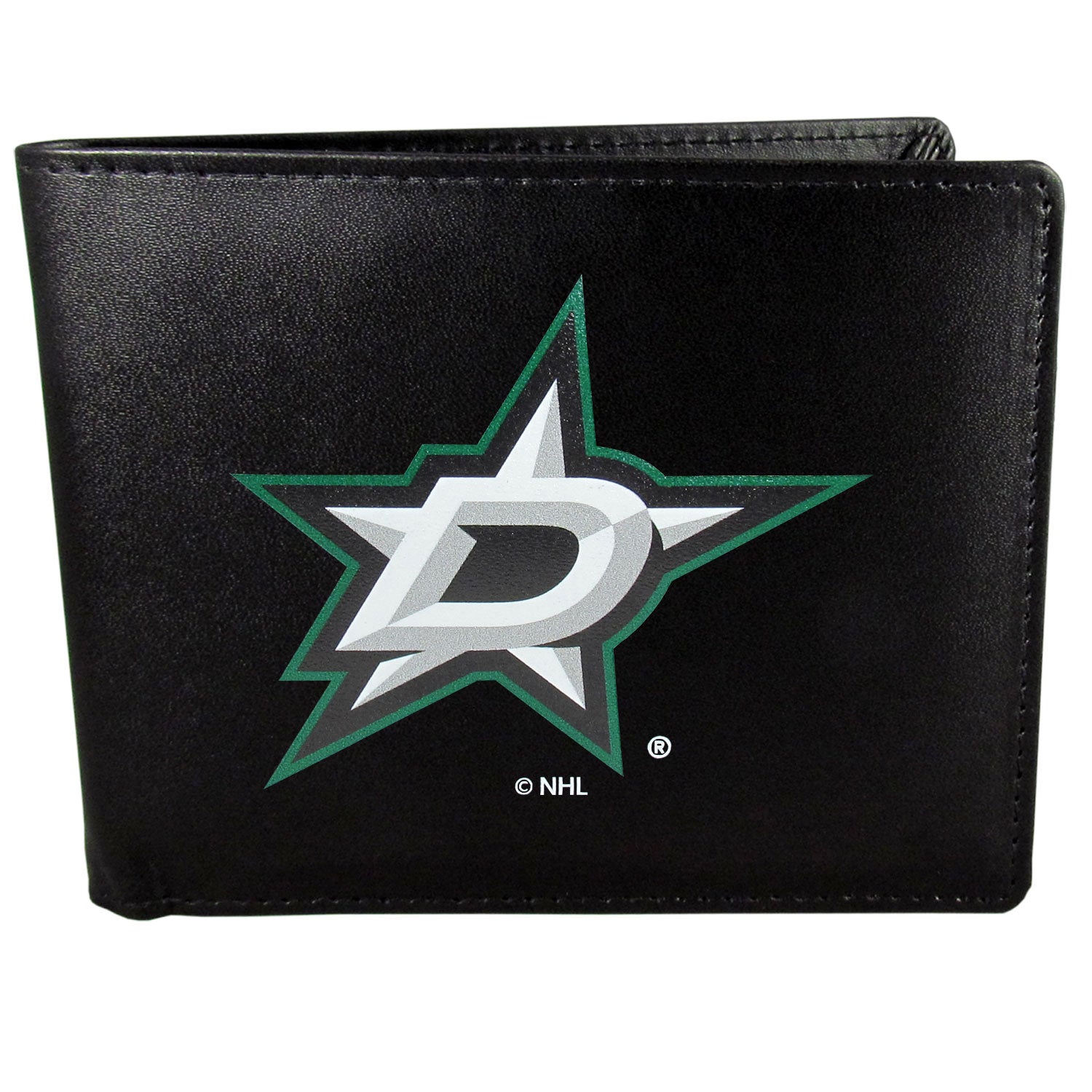 Dallas Stars??? Leather Bi-fold Wallet, Large Logo