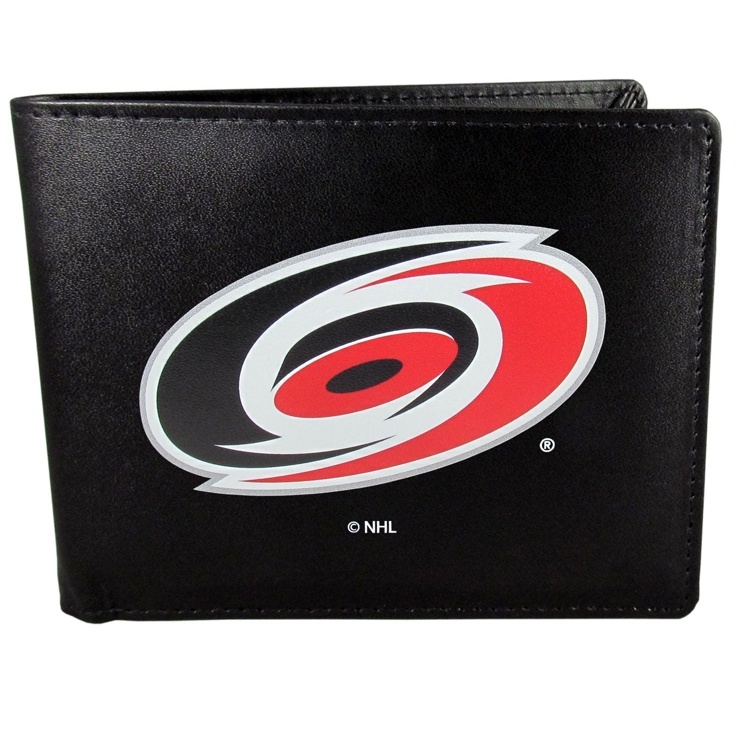 Carolina Hurricanes Leather Bi-fold Wallet, Large Logo