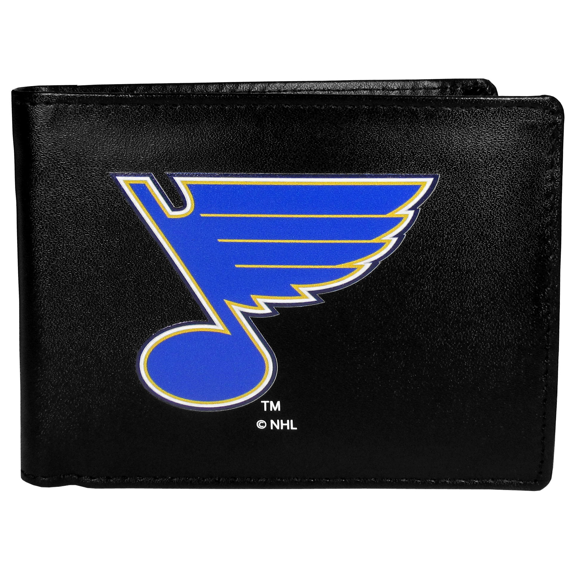 St. Louis Blues Leather Bi-fold Wallet, Large Logo