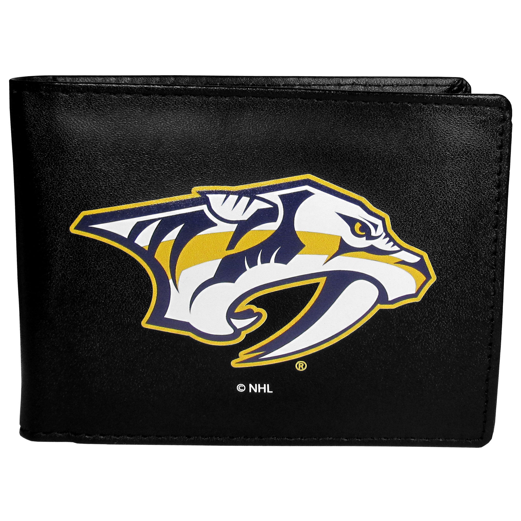 Nashville Predators Leather Bi-fold Wallet, Large Logo