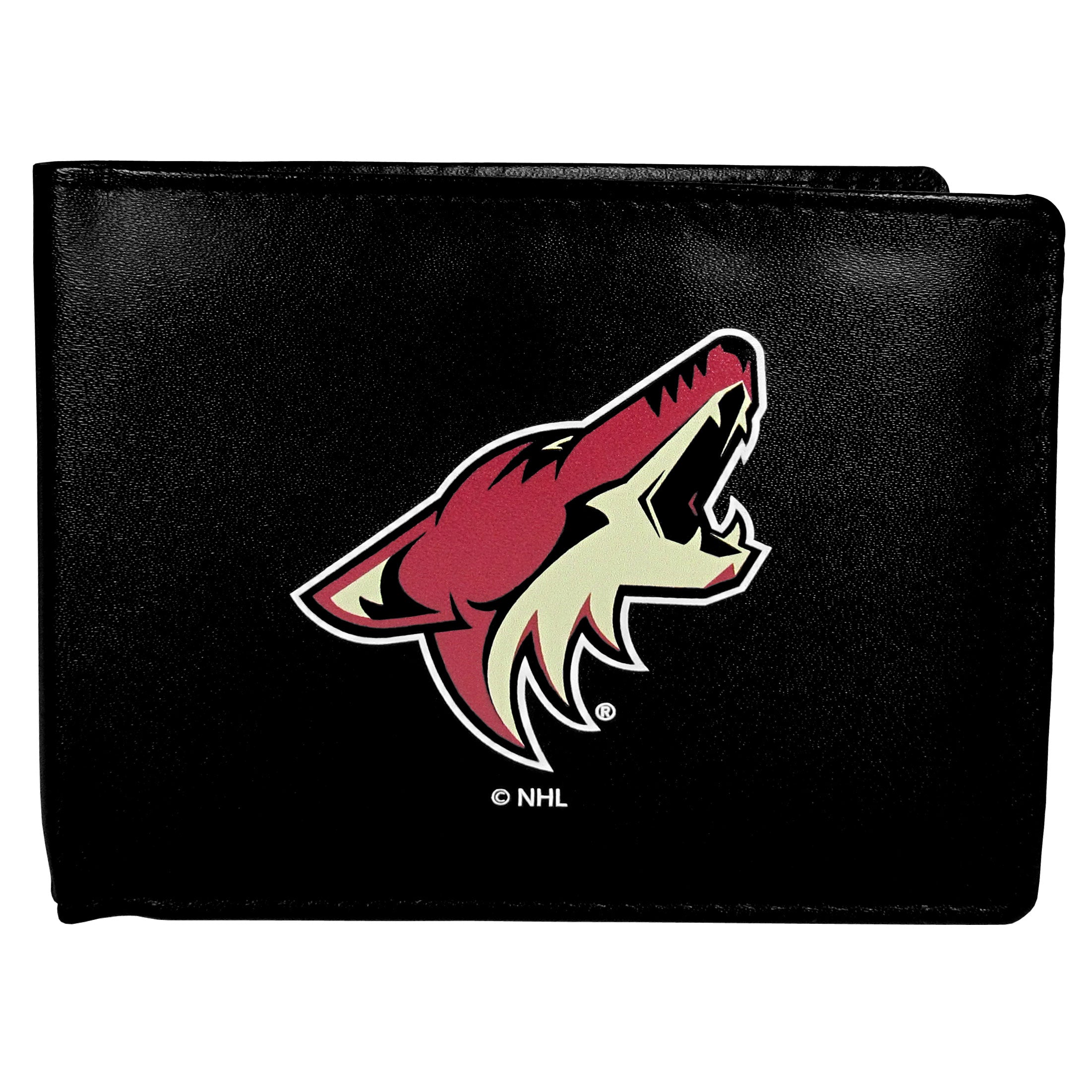 Arizona Coyotes Leather Bi-fold Wallet, Large Logo