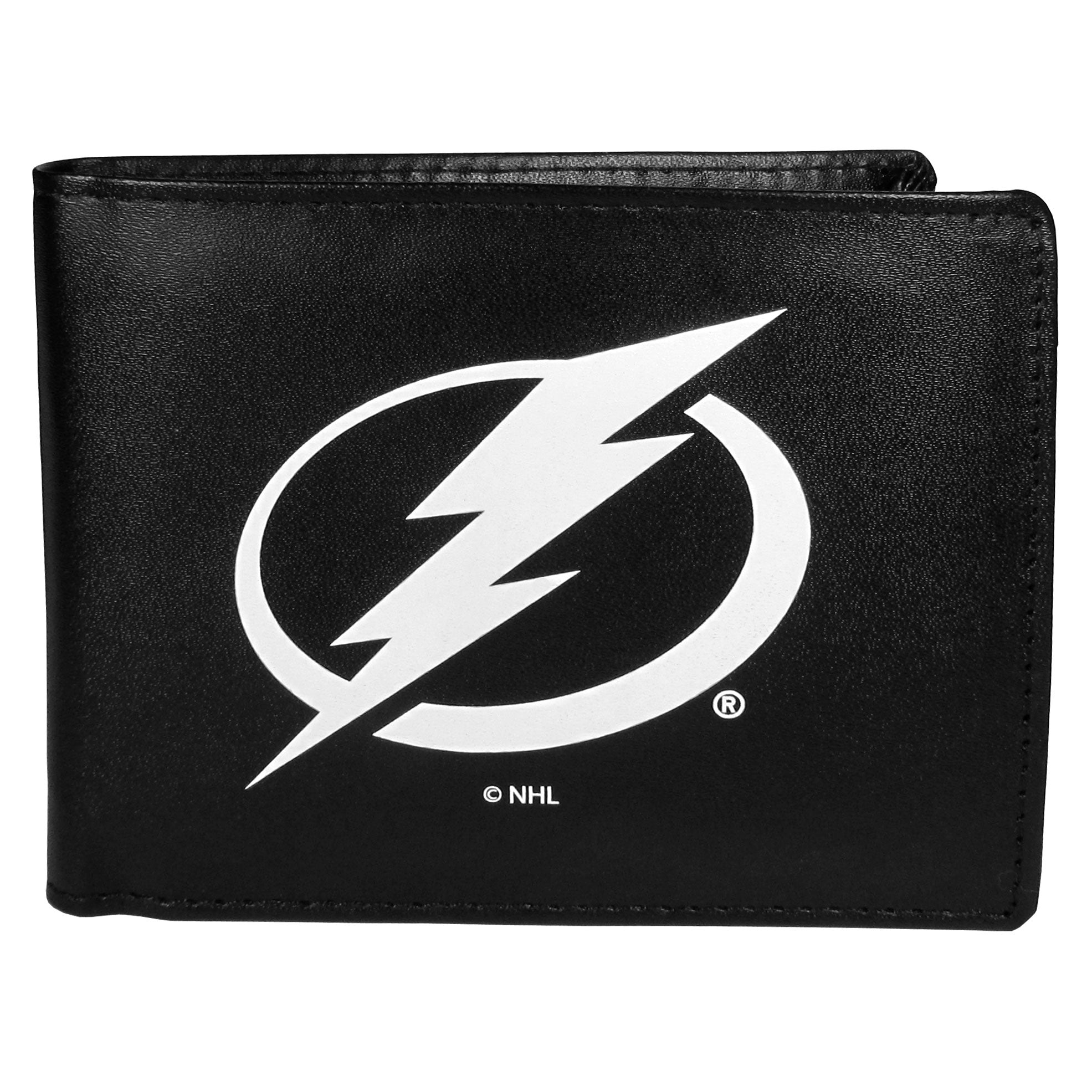 Tampa Bay Lightning Leather Bi-fold Wallet, Large Logo