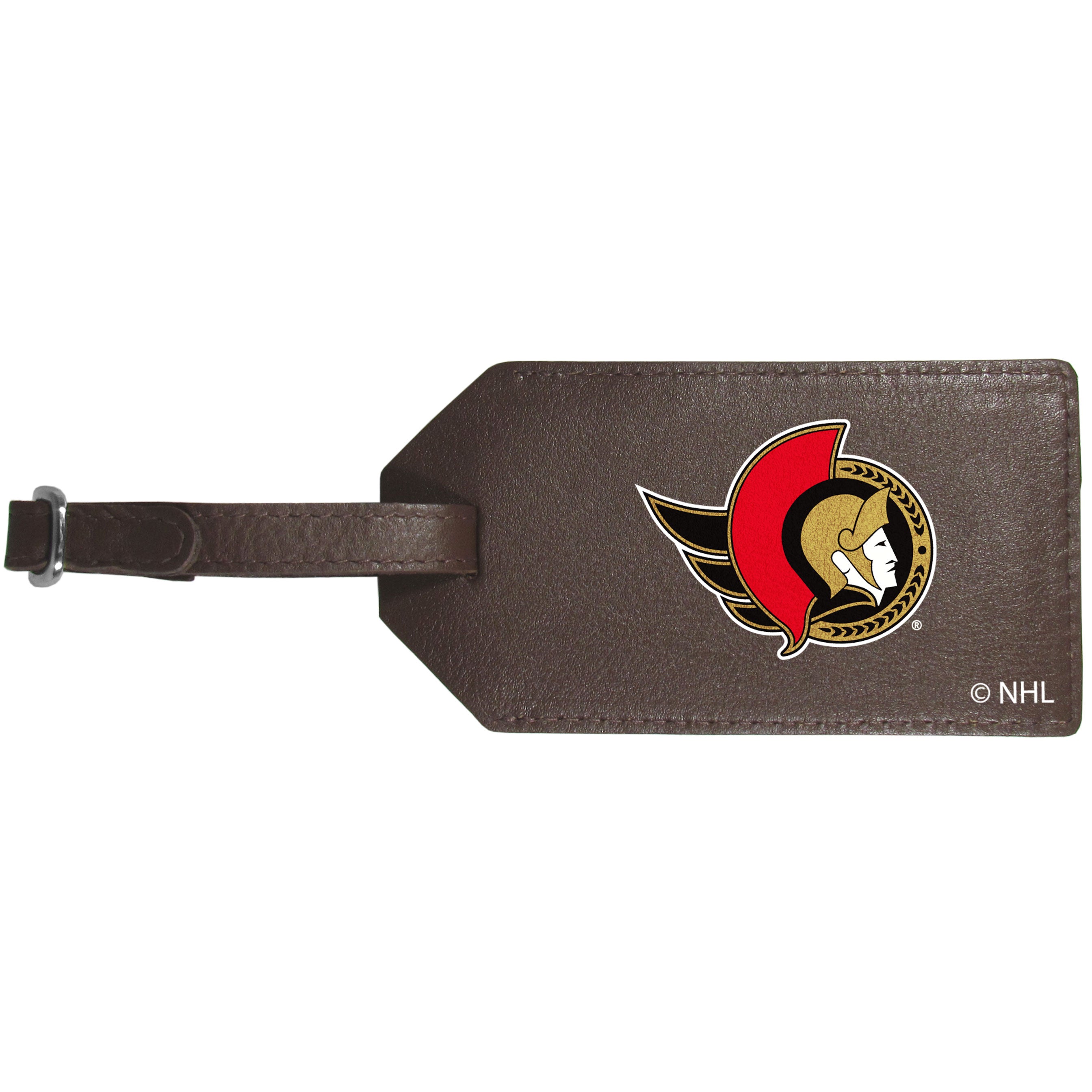 Ottawa Senators Leather Luggage Strap