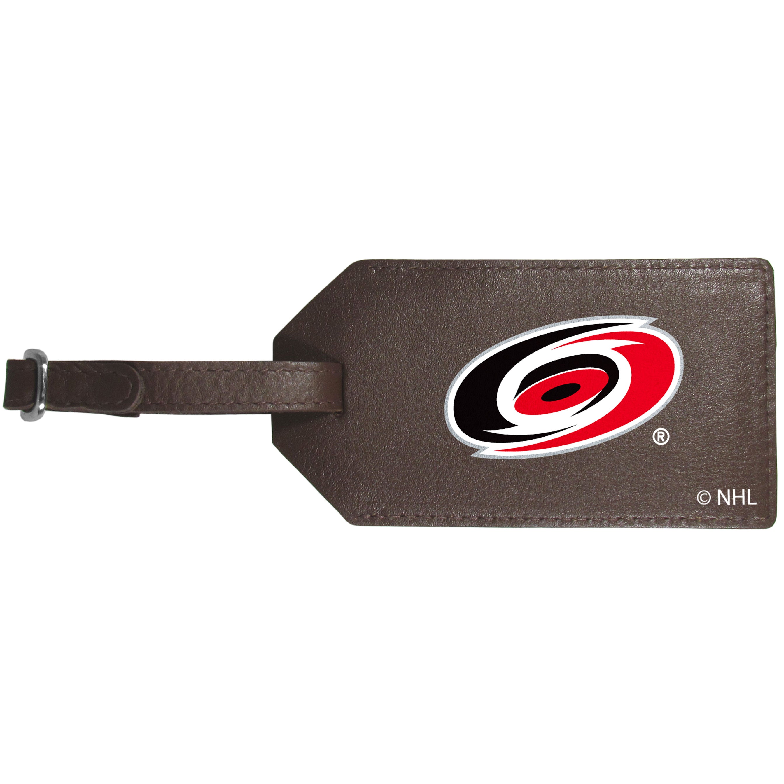 Carolina Hurricanes Leather Luggage Strap
