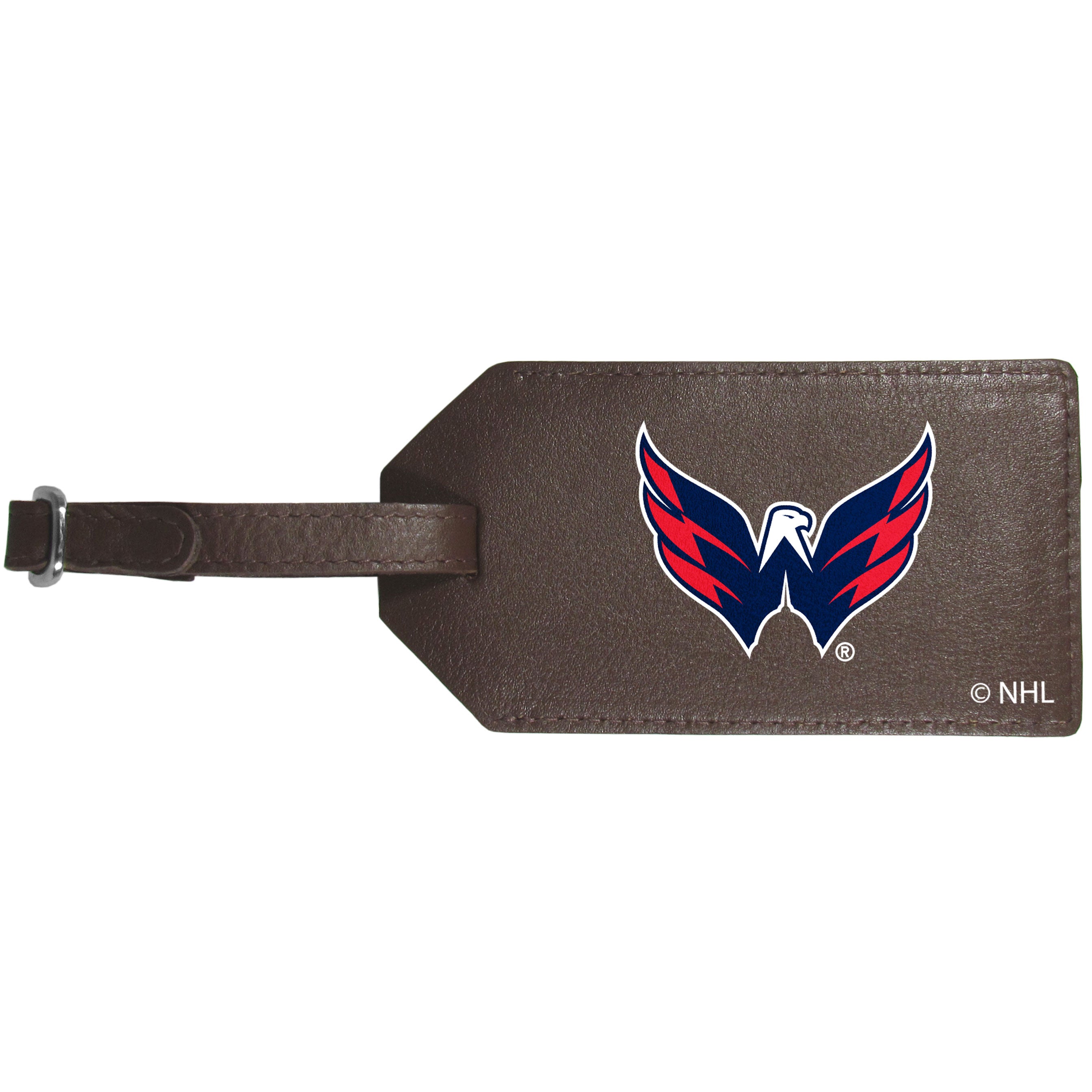 Washington Capitals Leather Luggage Strap