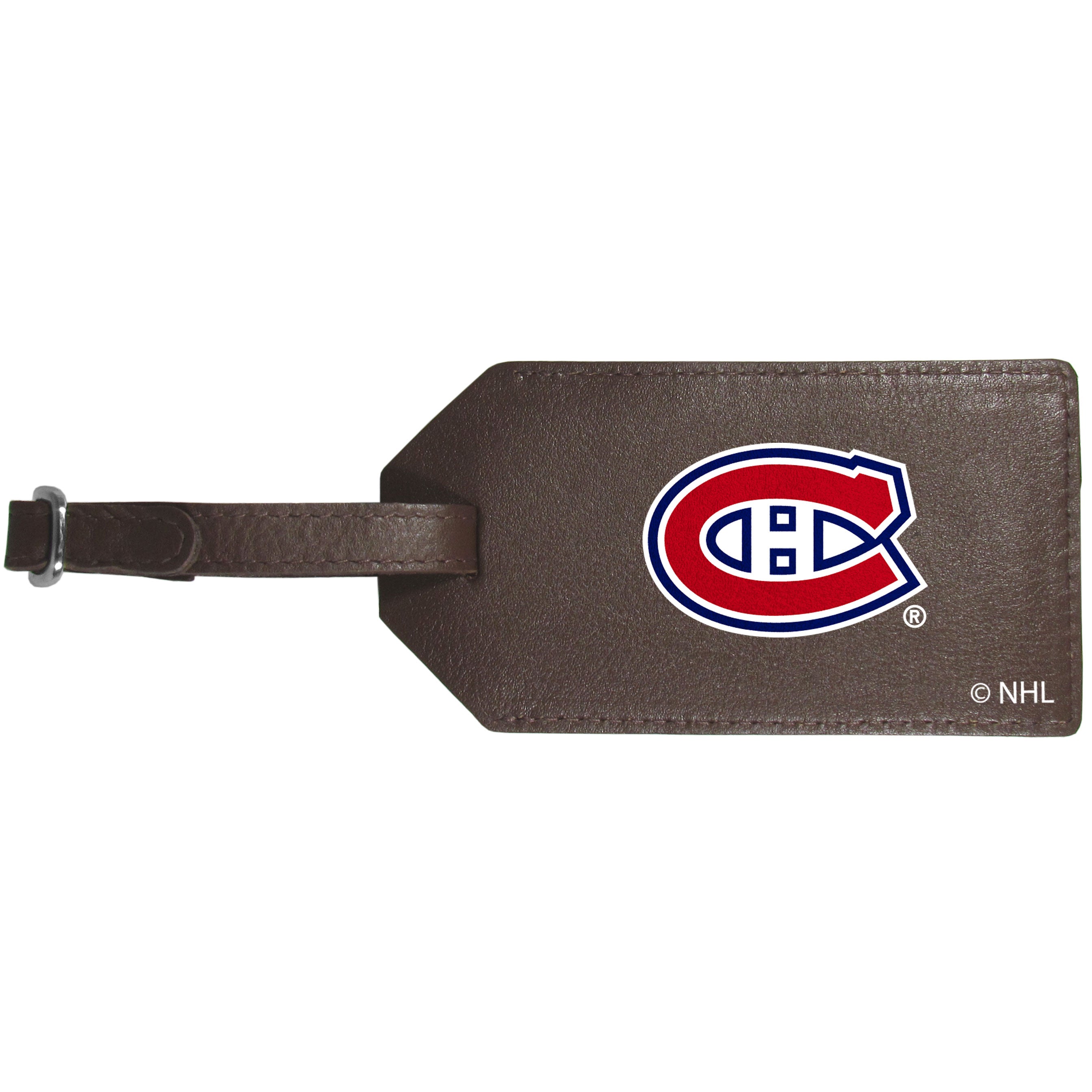 Montreal Canadiens Leather Luggage Strap