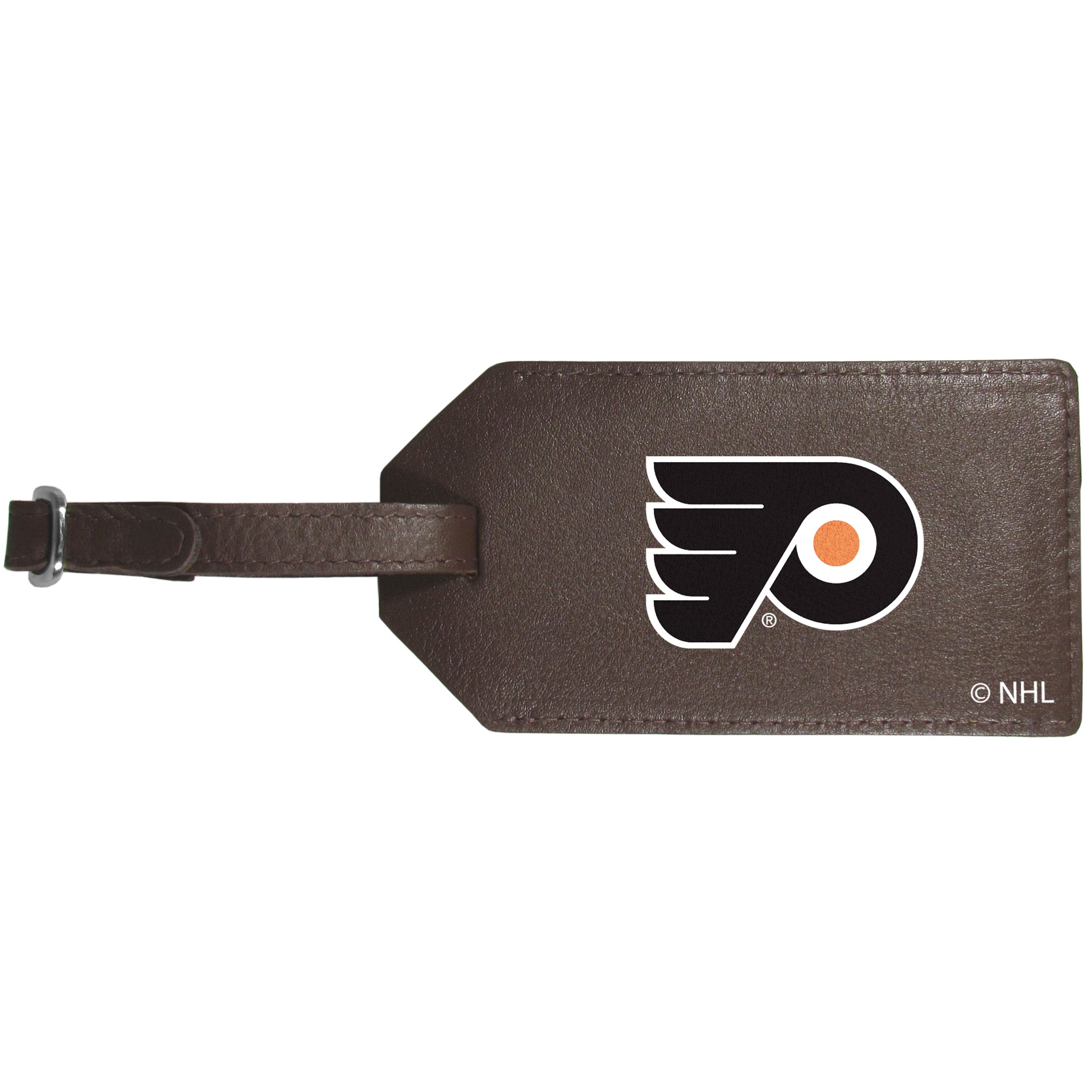 Philadelphia Flyers Leather Luggage Strap