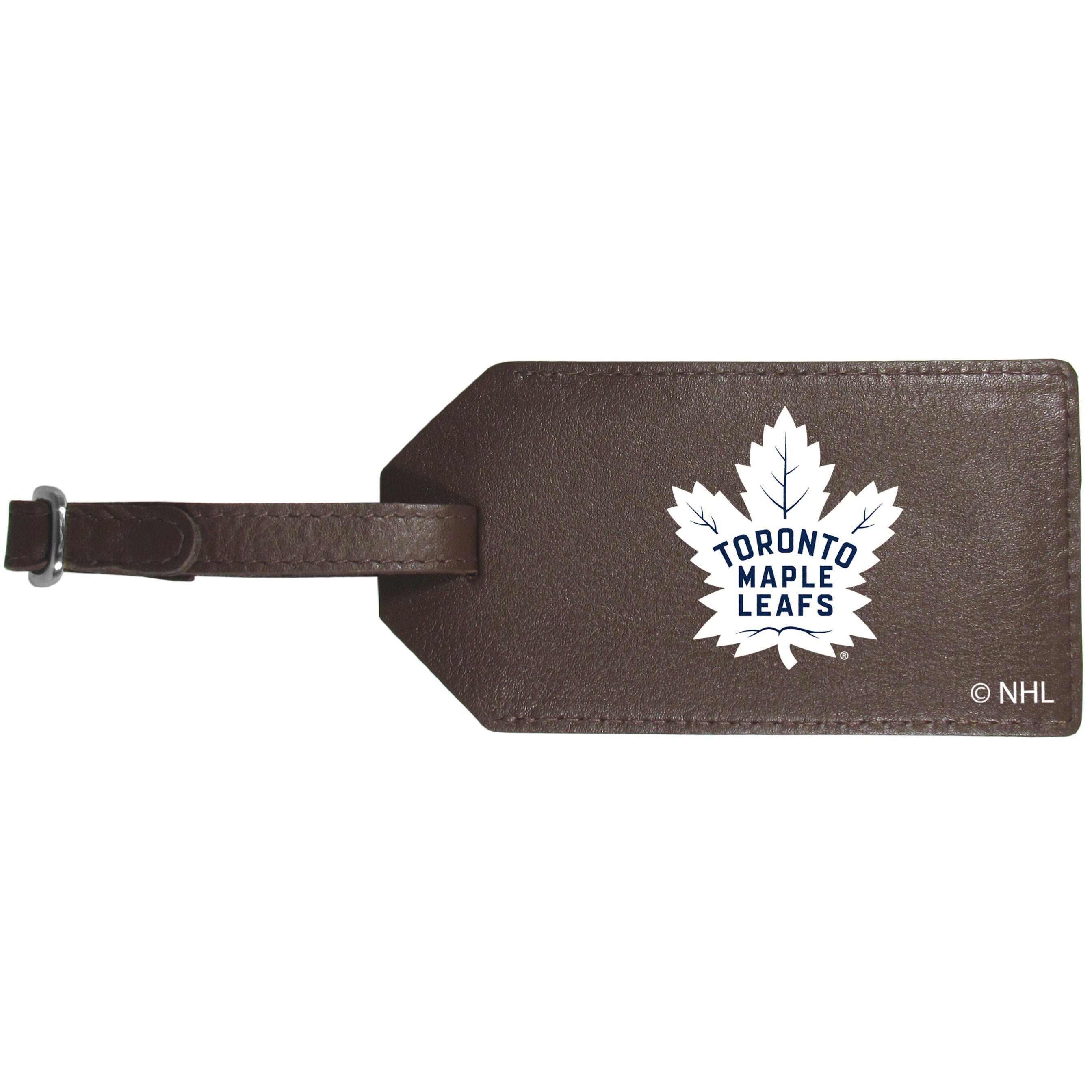 Toronto Maple Leafs Leather Luggage Strap