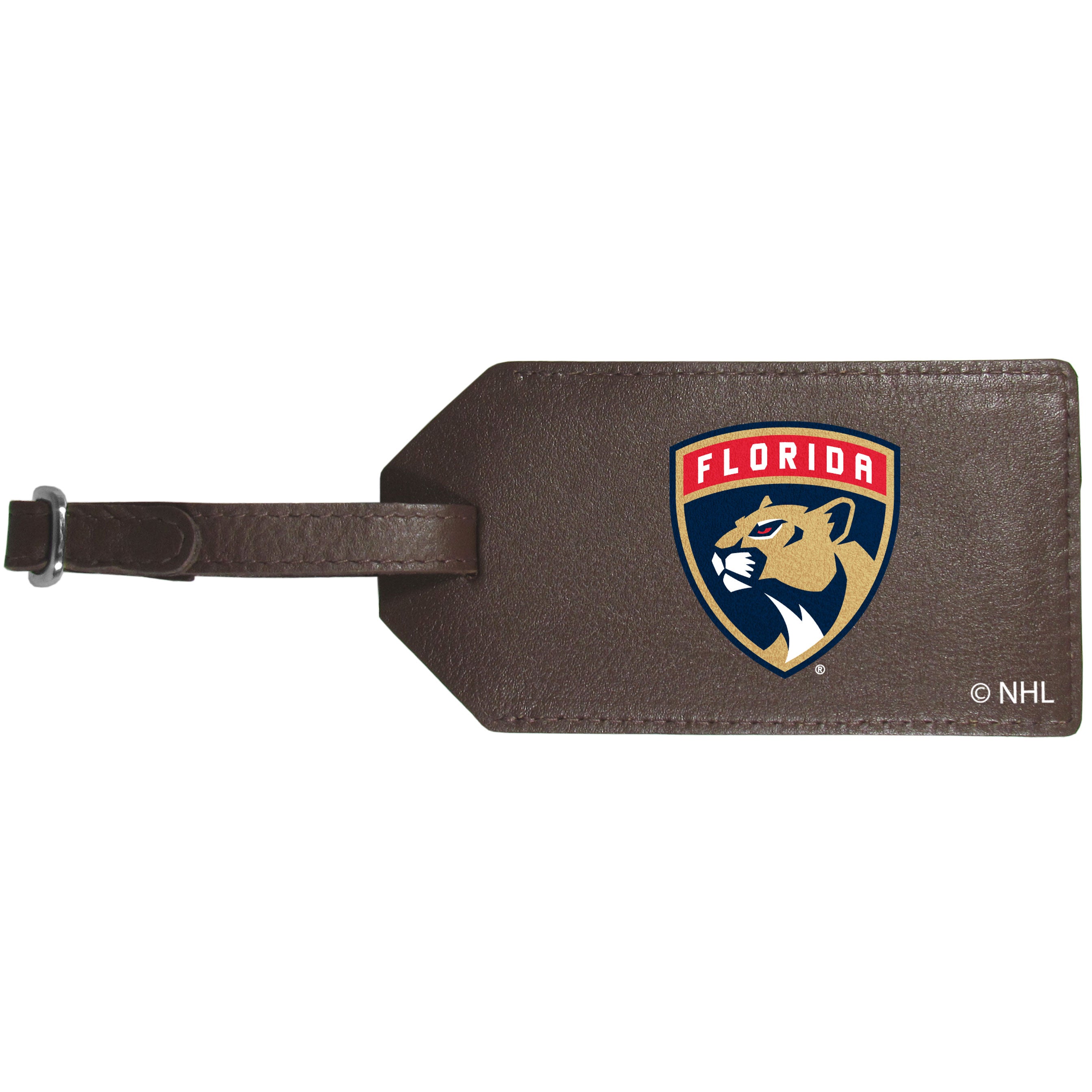 Florida Panthers Leather Luggage Strap