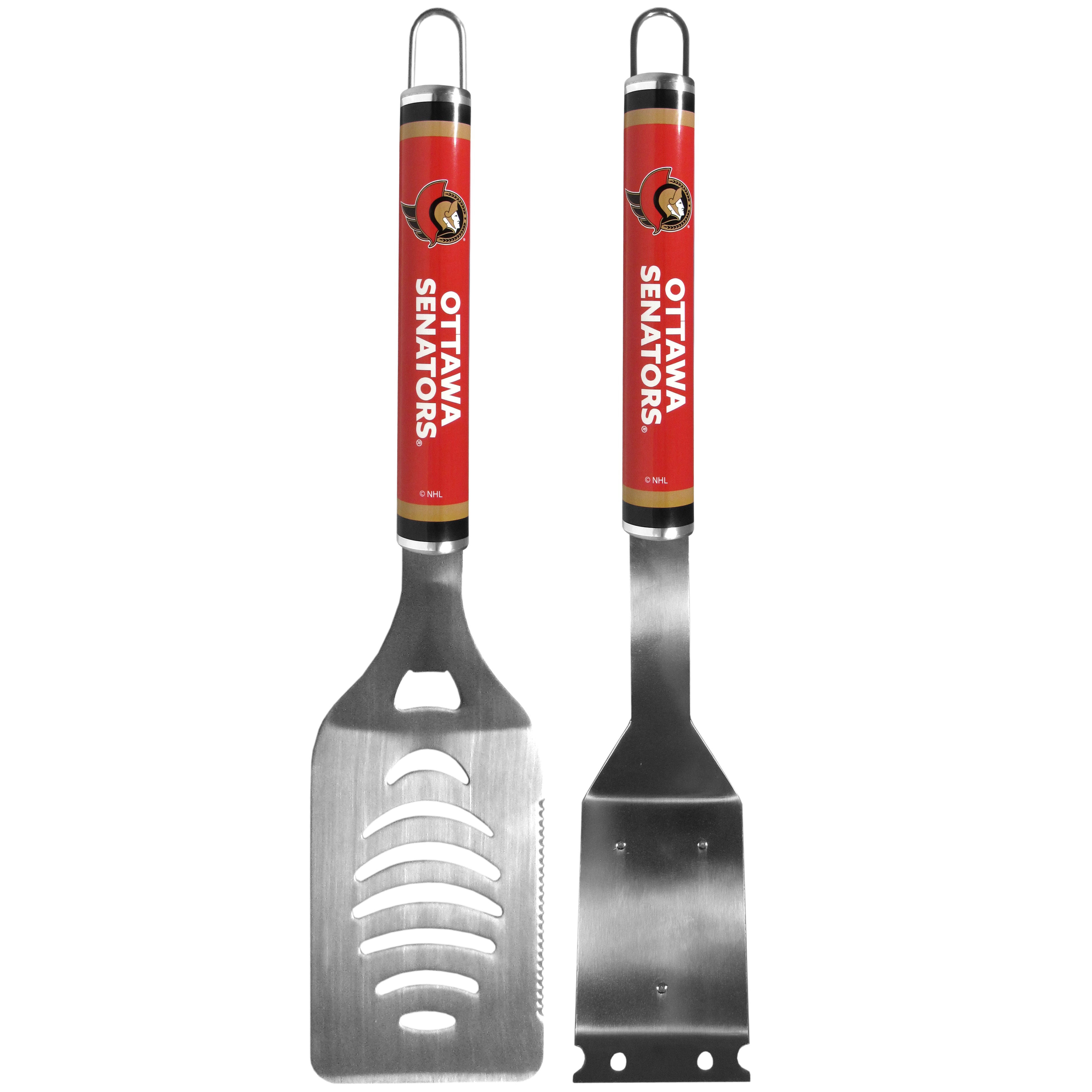 Ottawa Senators Logo Grill Brush/Scraper and Spatula