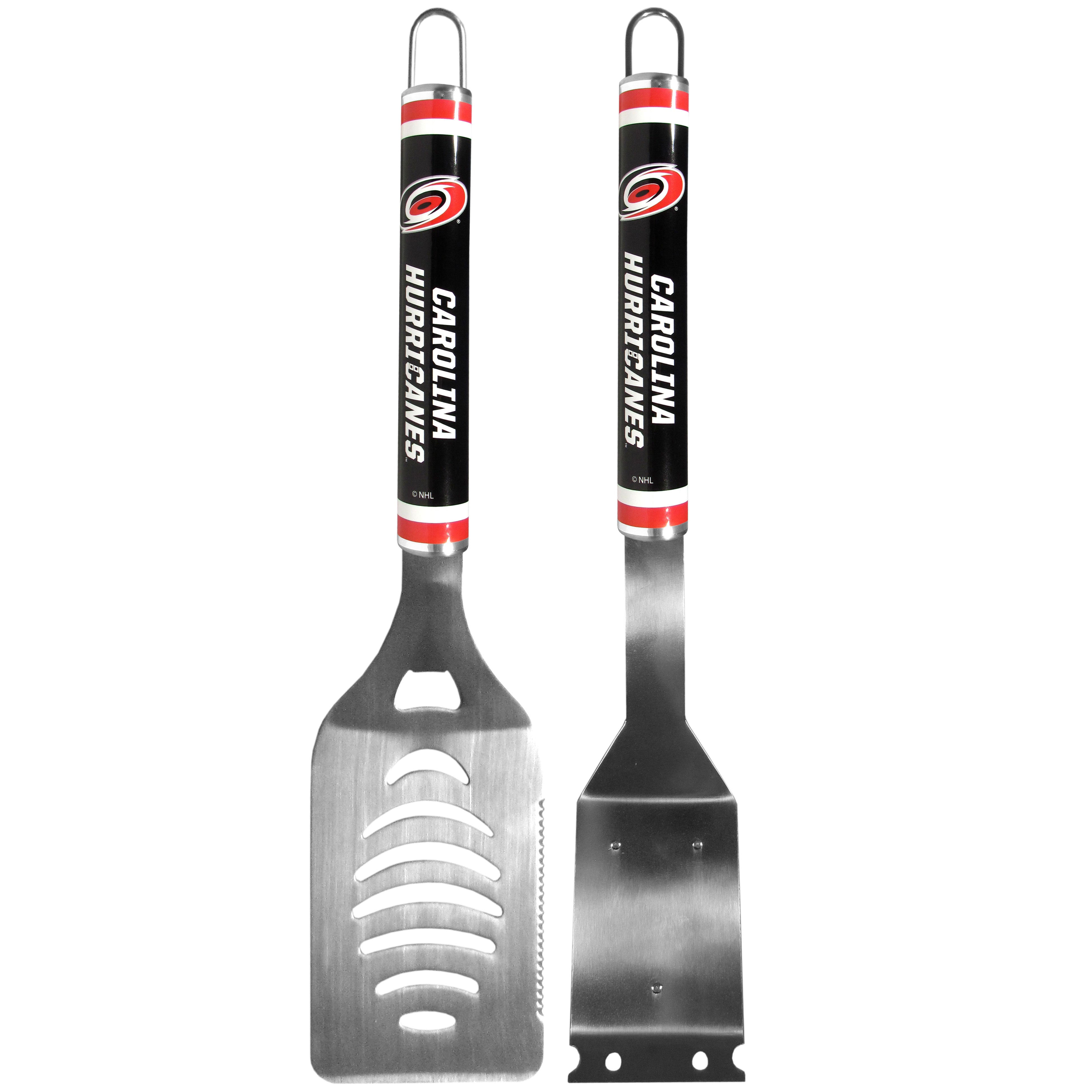 Carolina Hurricanes Logo Grill Brush/Scraper and Spatula