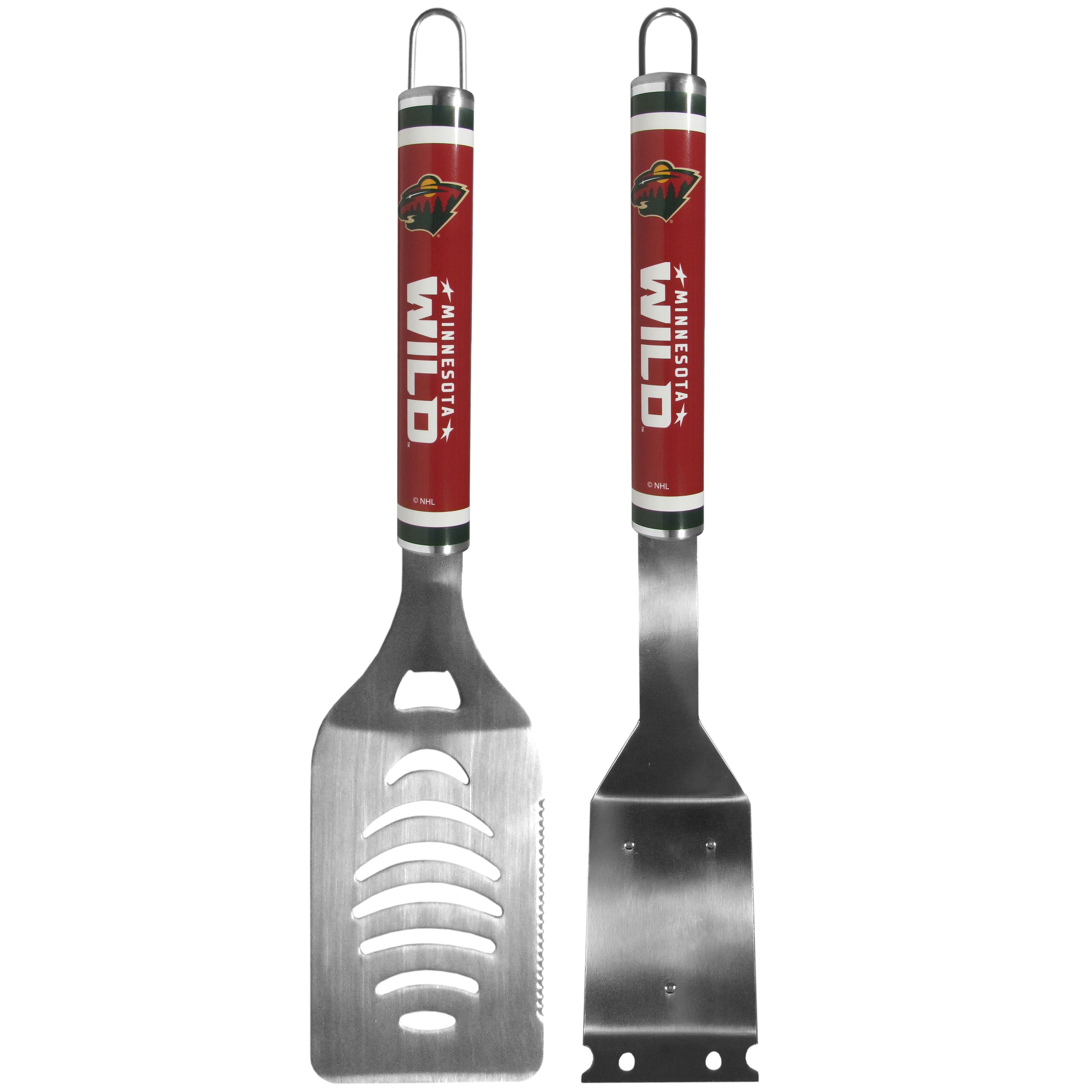 Minnesota Wild Logo Grill Brush/Scraper and Spatula