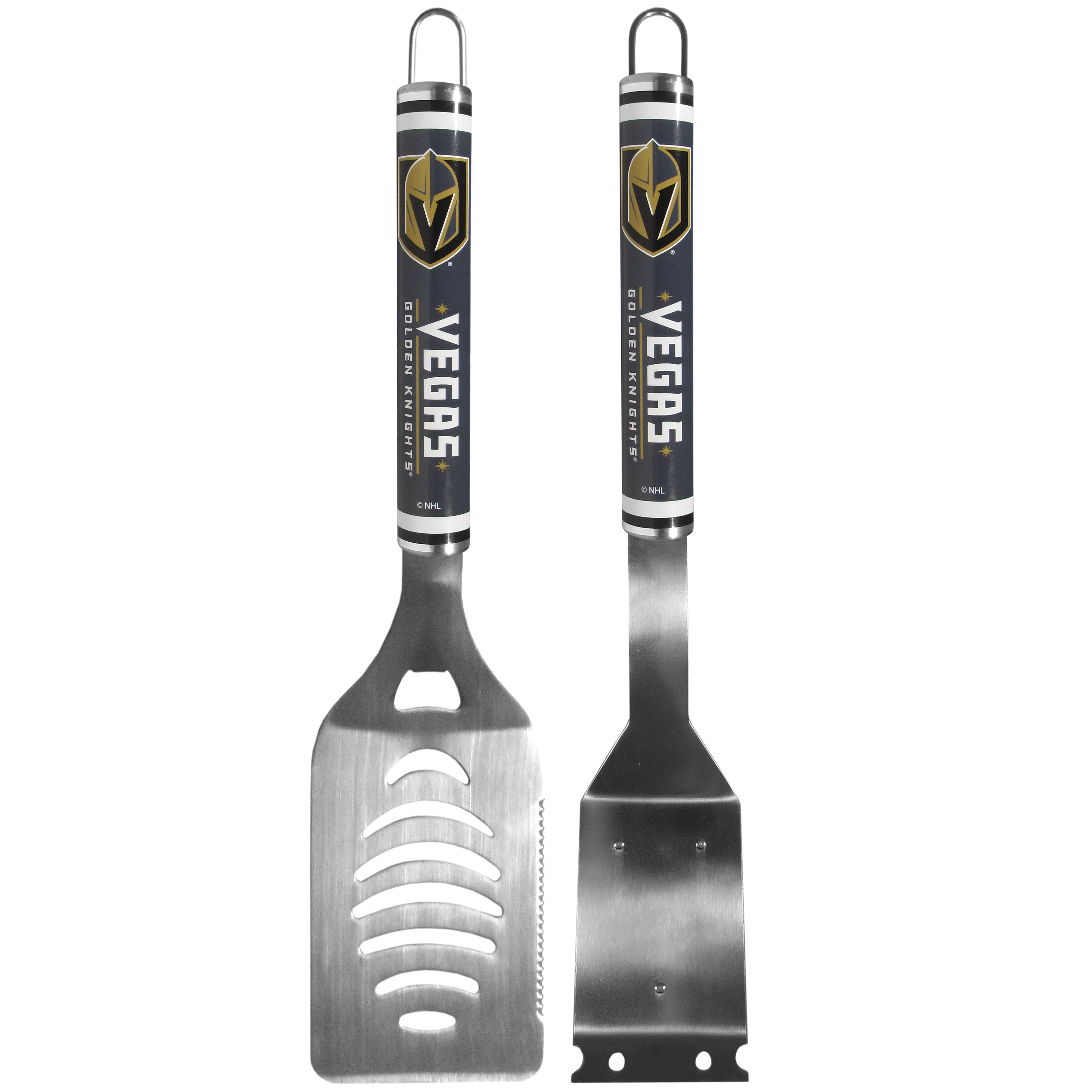 Vegas Golden Knights Logo Grill Brush/Scraper and Spatula
