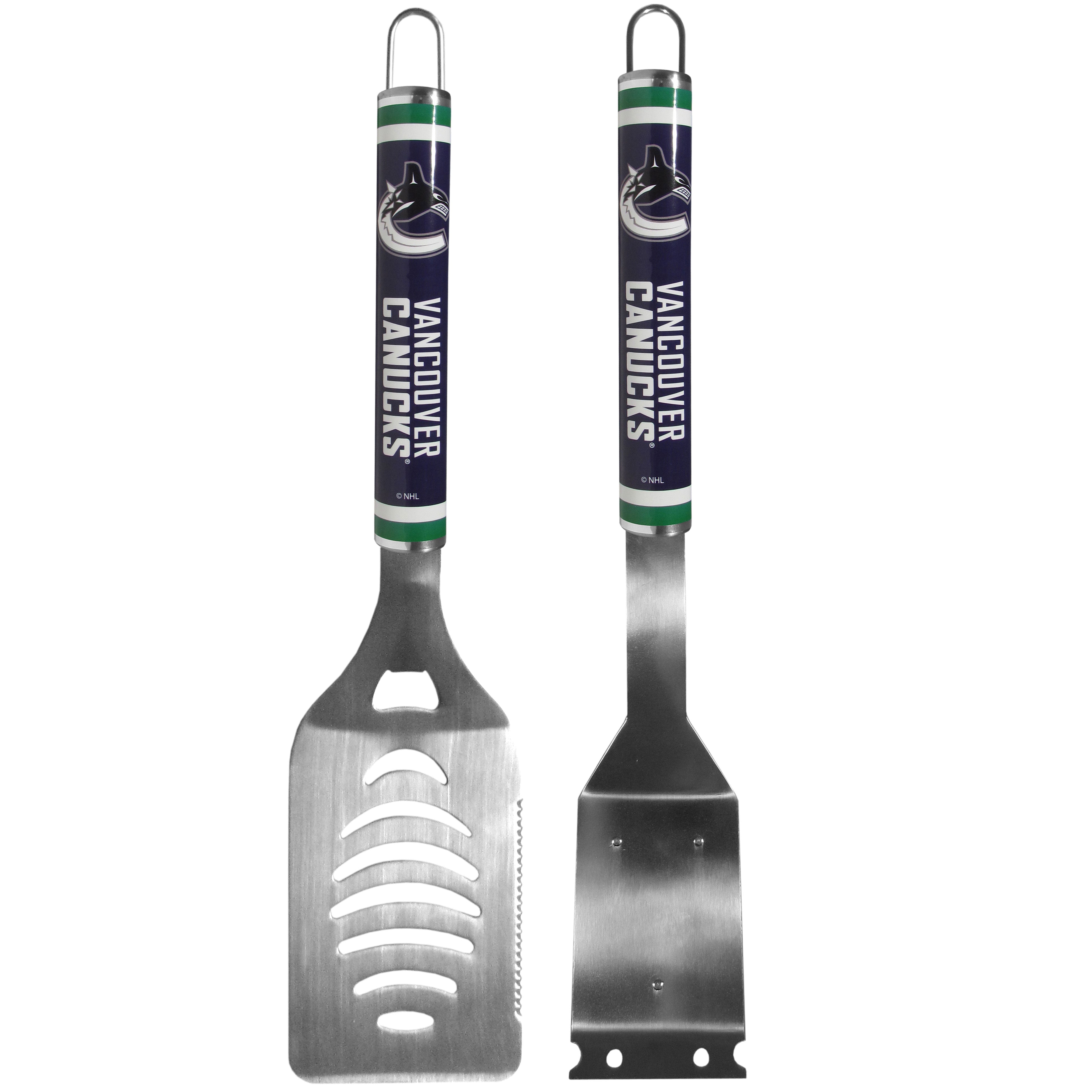 Vancouver Canucks Logo Grill Brush/Scraper and Spatula