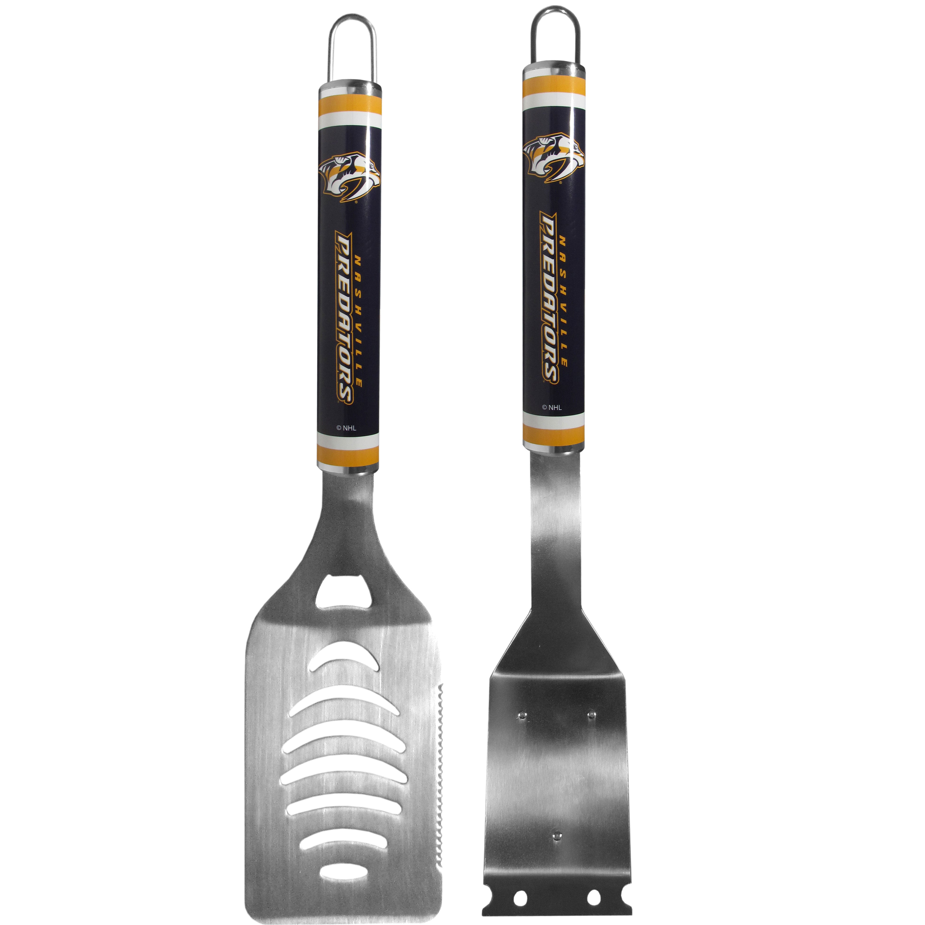 Nashville Predators Logo Grill Brush/Scraper and Spatula