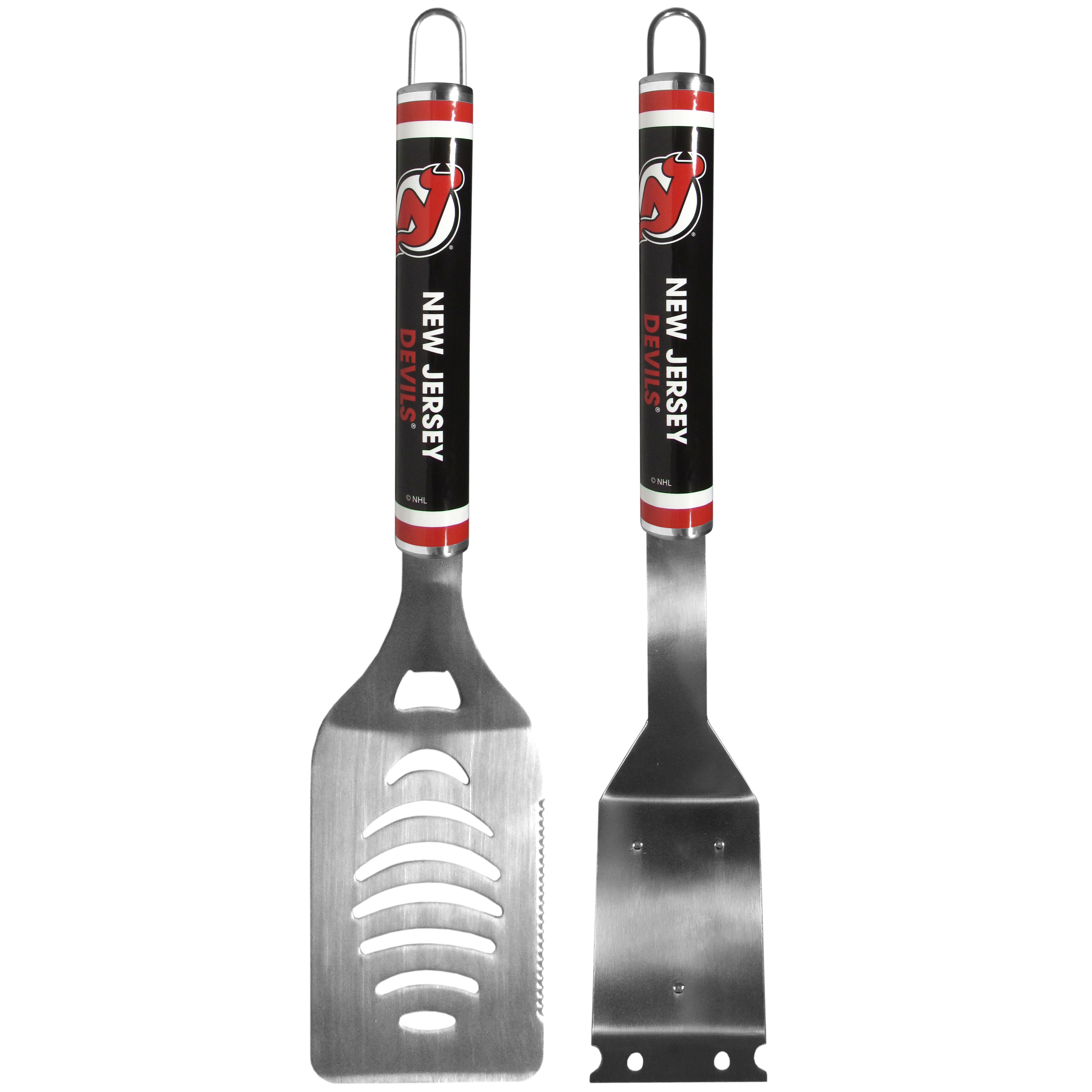 New Jersey Devils Logo Grill Brush/Scraper and Spatula
