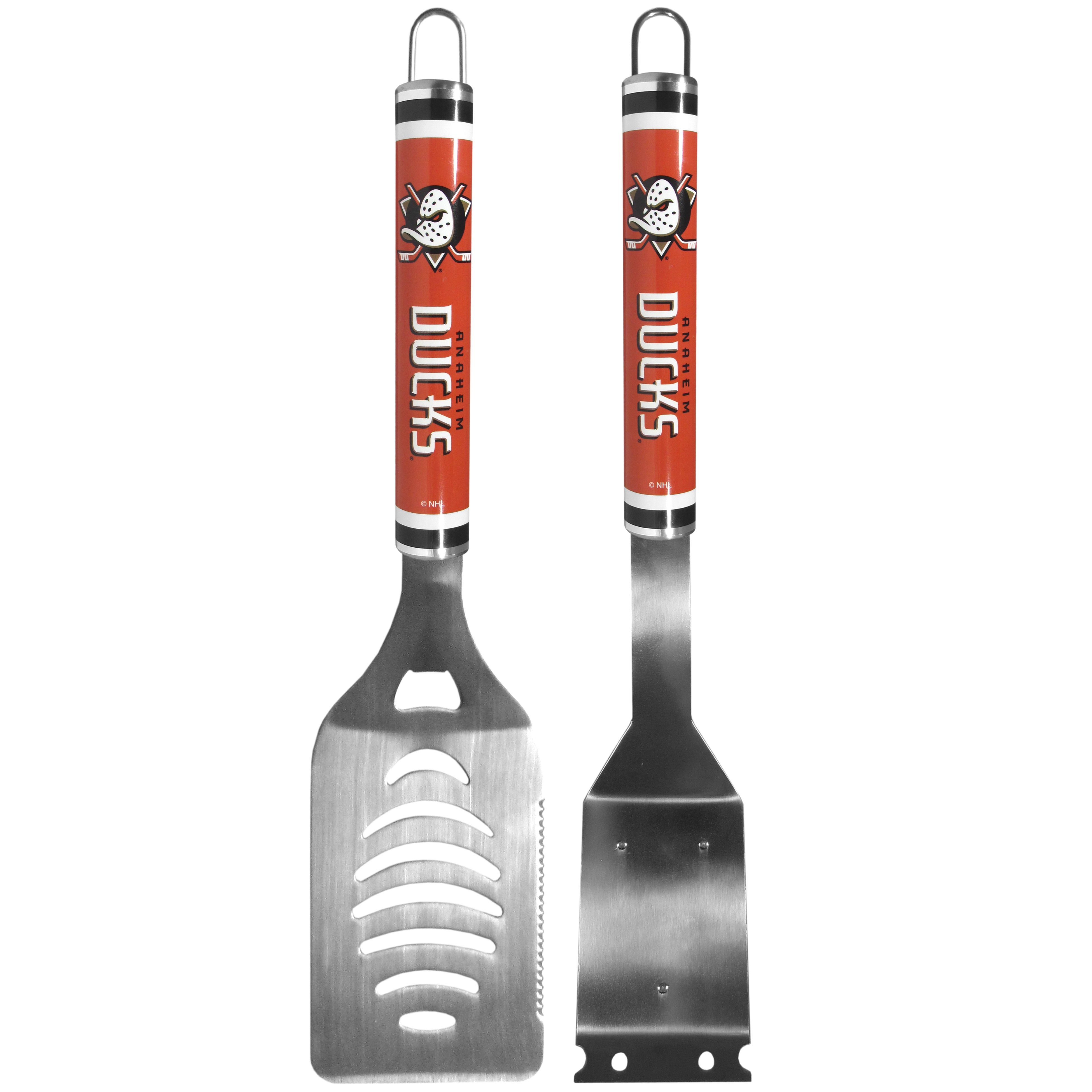 Anaheim Ducks Logo Grill Brush/Scraper and Spatula