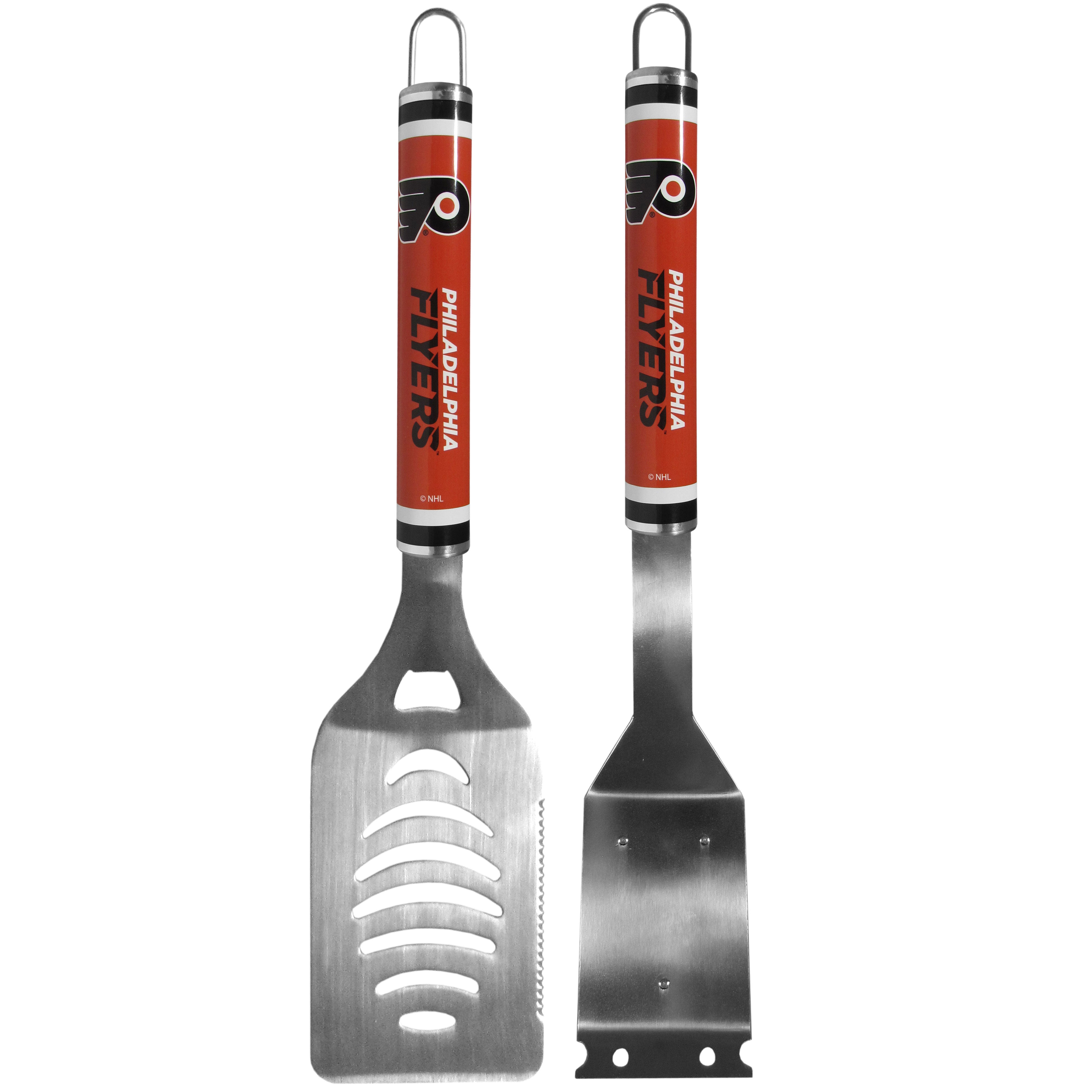 Philadelphia Flyers Logo Grill Brush/Scraper and Spatula