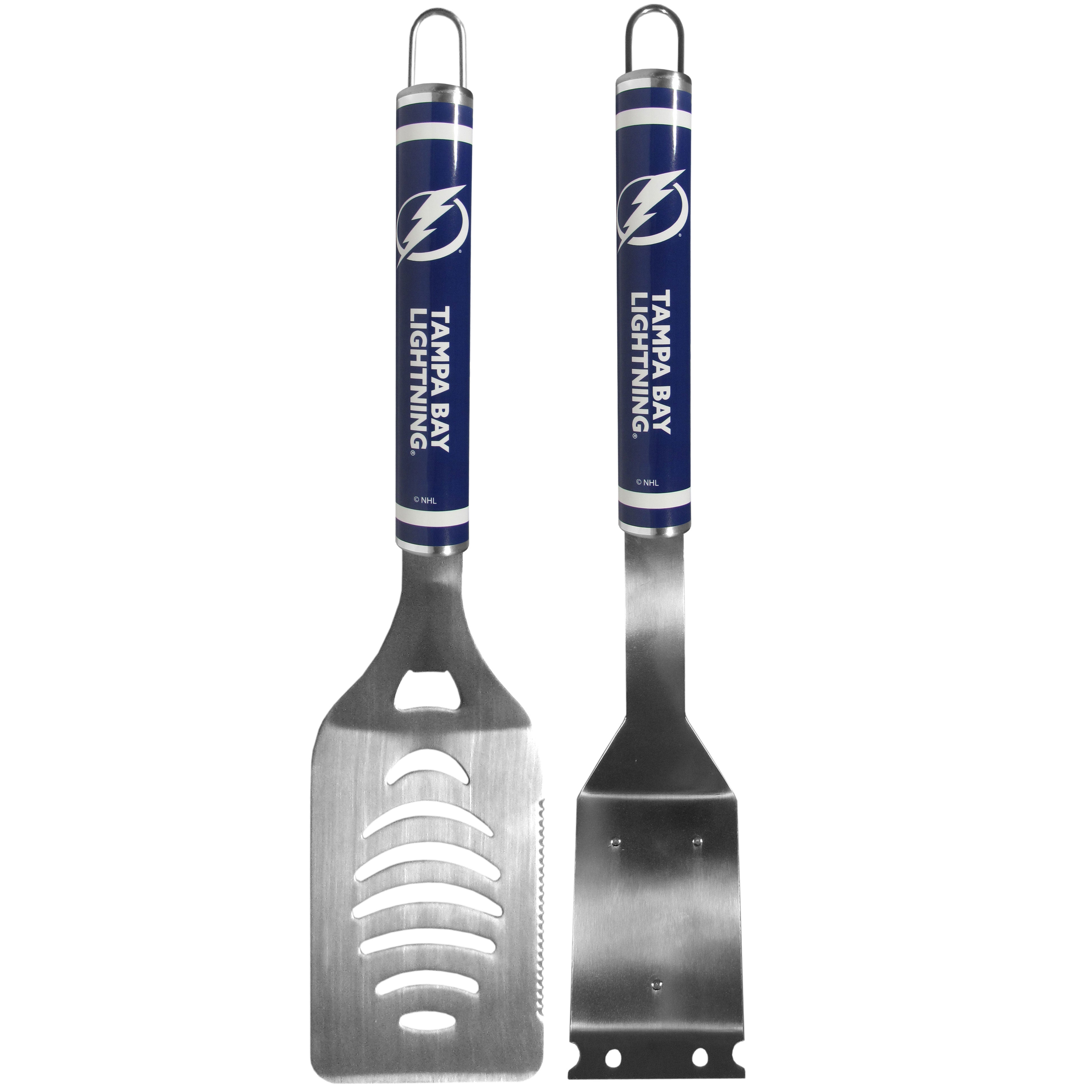 Tampa Bay Lightning Logo Grill Brush/Scraper and Spatula