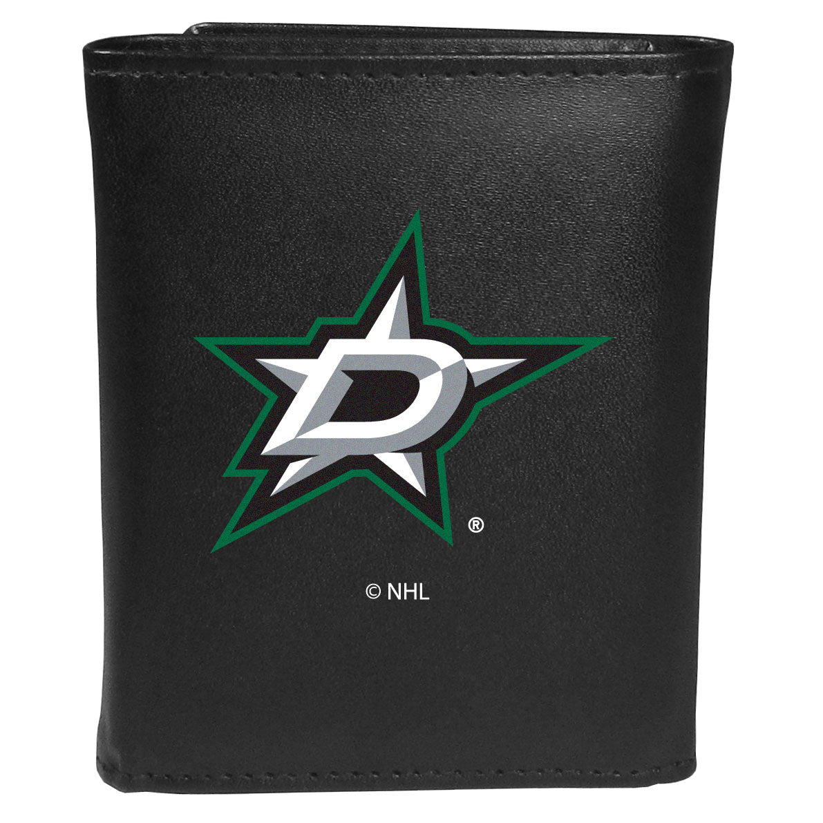 Dallas Stars??? Leather Tri-fold Wallet, Large Logo