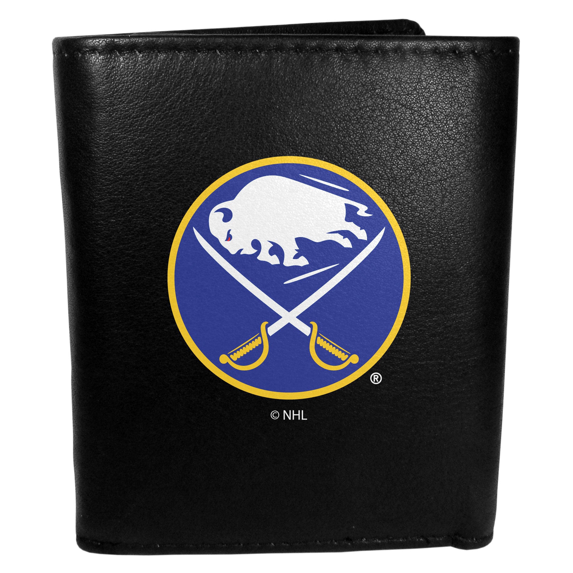 Buffalo Sabres Leather Tri-fold Wallet, Large Logo