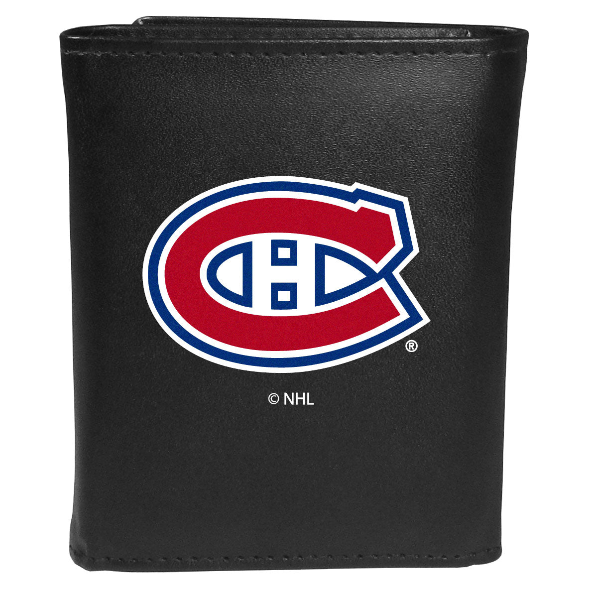 Montreal Canadiens Leather Tri-fold Wallet, Large Logo