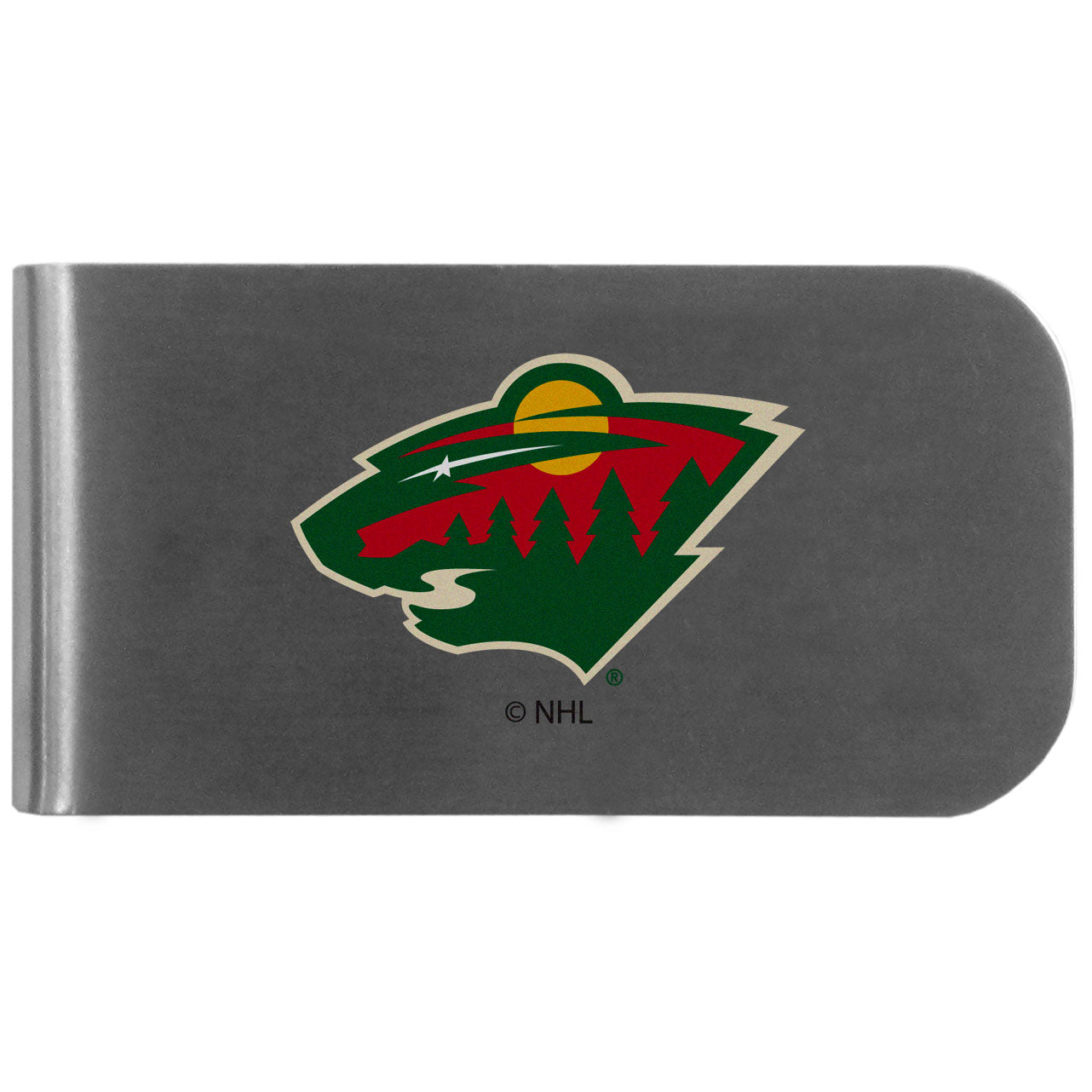 Minnesota Wild Logo Bottle Opener Money Clip