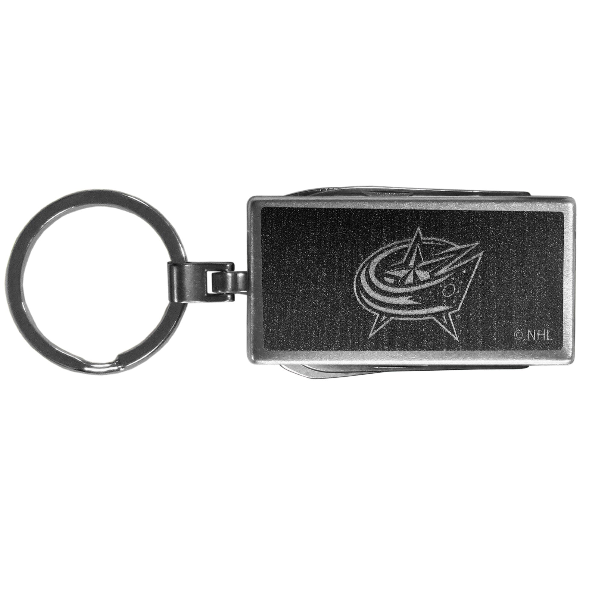 Columbus Blue Jackets Multi-tool Key Chain, Black