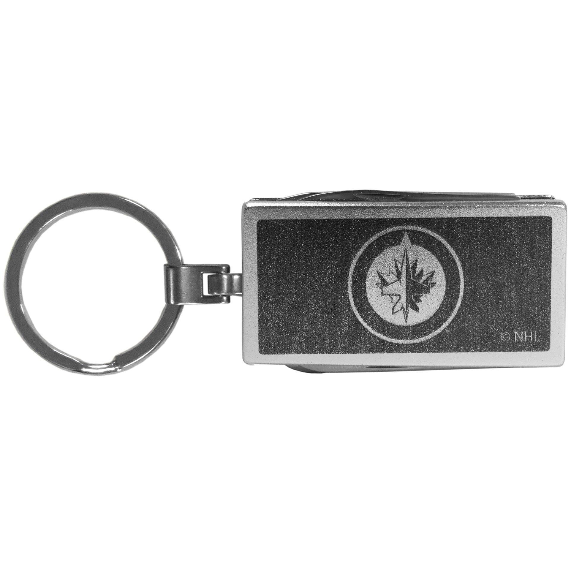 Winnipeg Jets??? Multi-tool Key Chain, Black