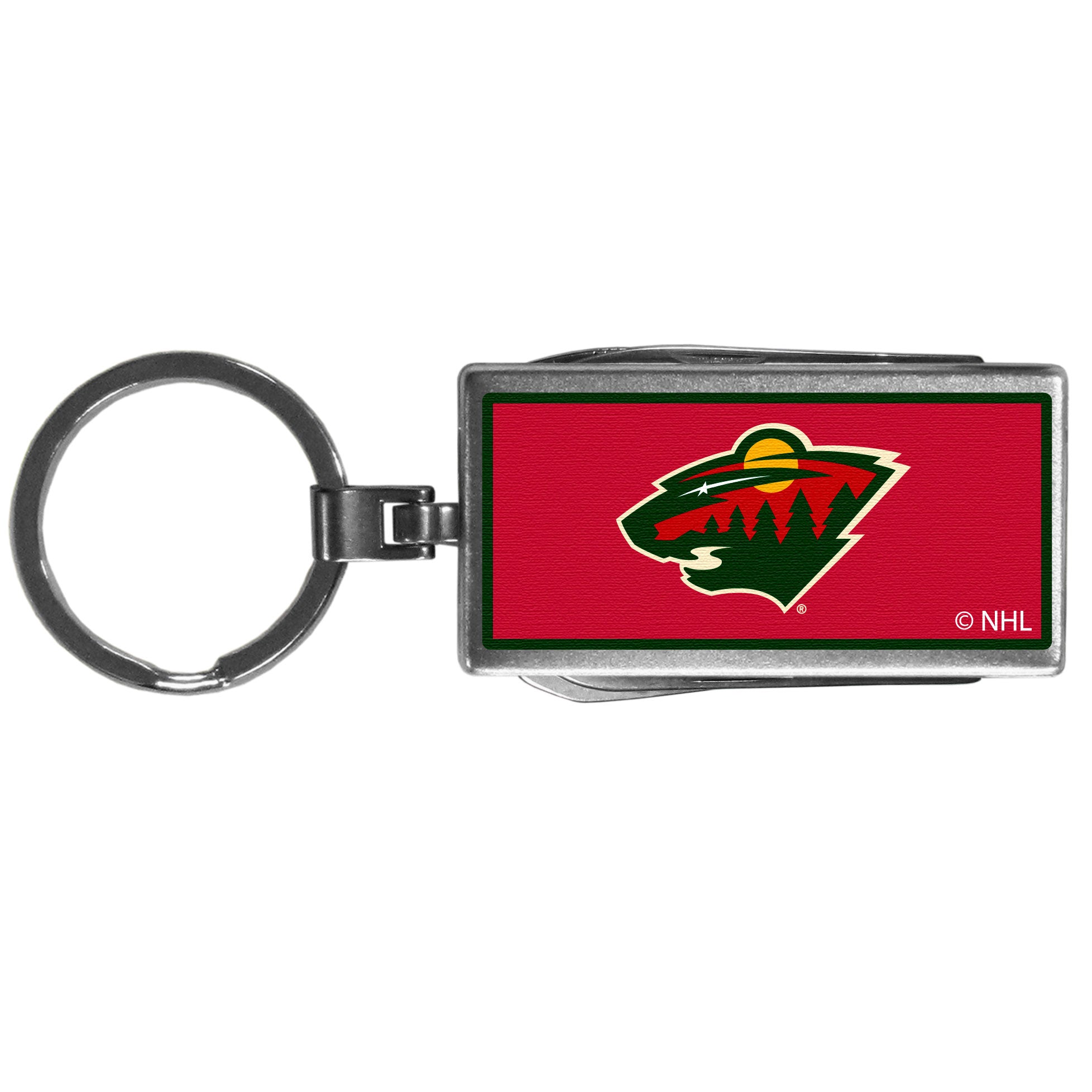 Minnesota Wild Multi-tool Key Chain, Logo