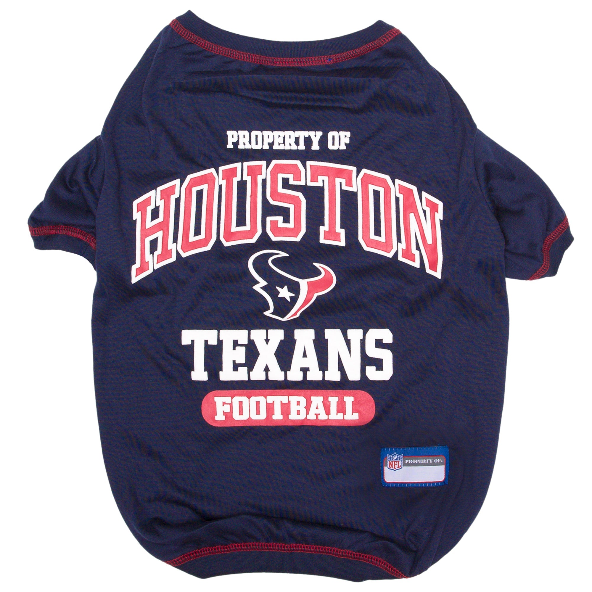 Houston Texans Dog Tee Shirt by Pets First - Sports Collectibles, Sports Memorabilia, Sports Fan Shop, Sports Gifts