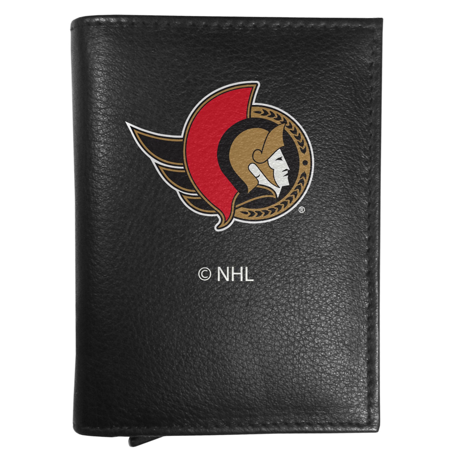 Ottawa Senators Leather RFID Pop-Up Wallet