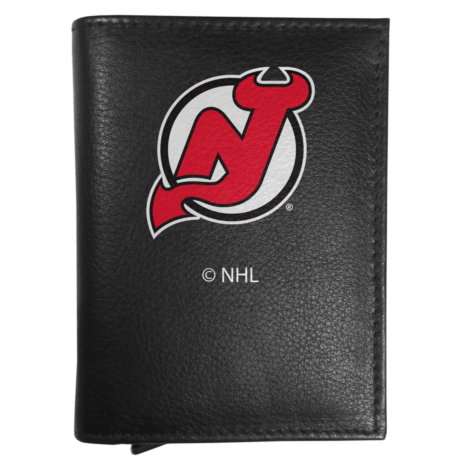 New Jersey Devils Leather RFID Pop-Up Wallet