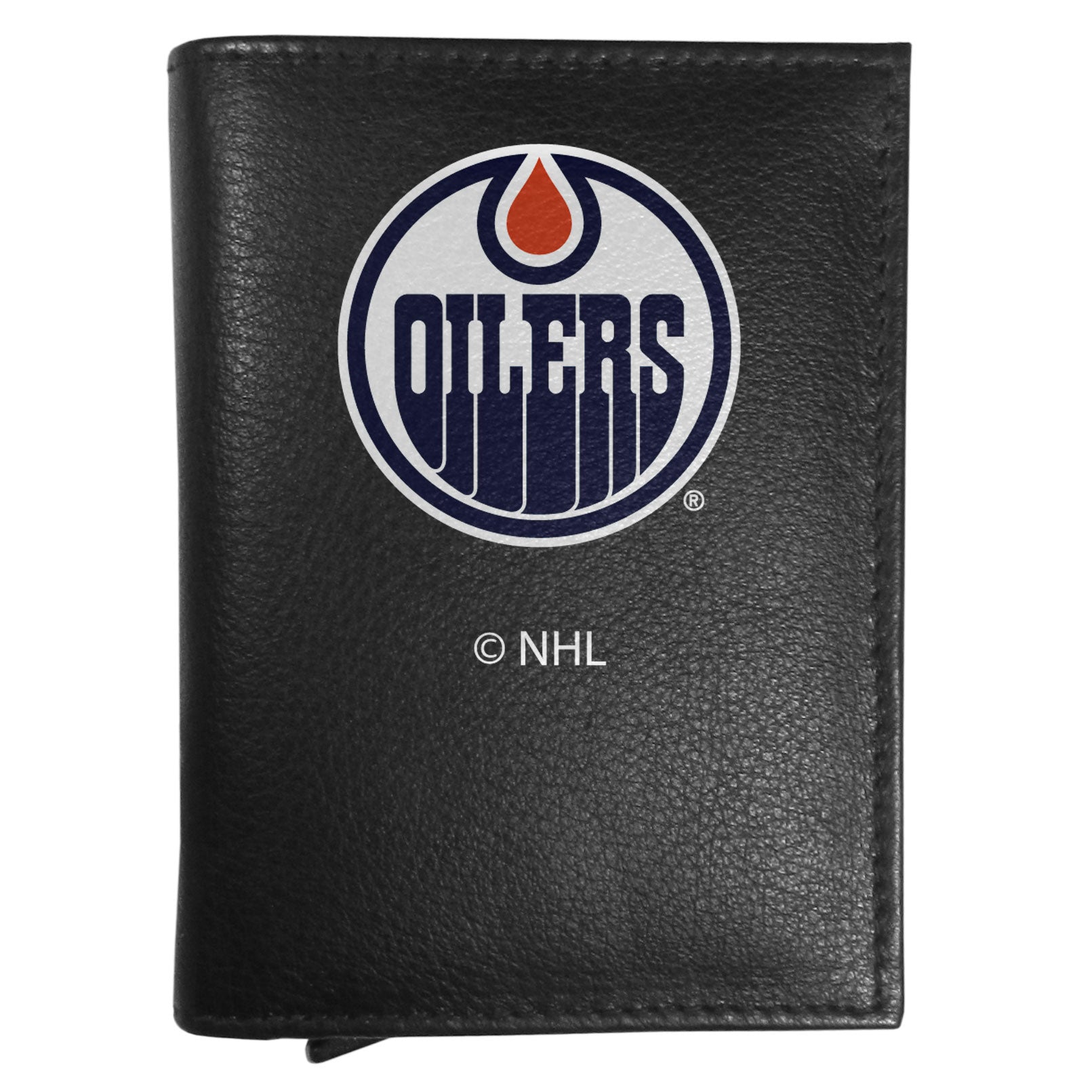 Edmonton Oilers Leather RFID Pop-Up Wallet