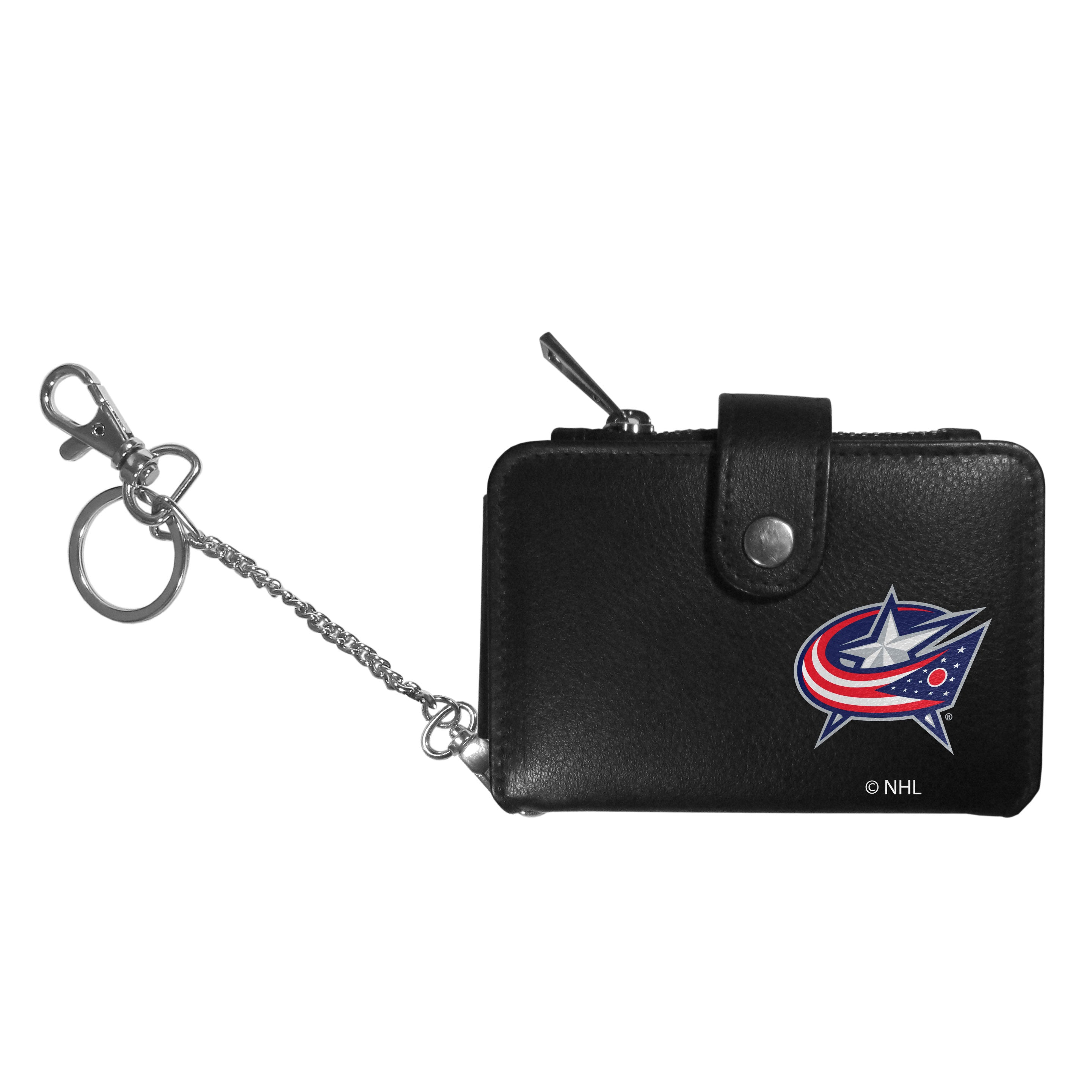 Columbus Blue Jackets Women's Leather Weekender Wallet