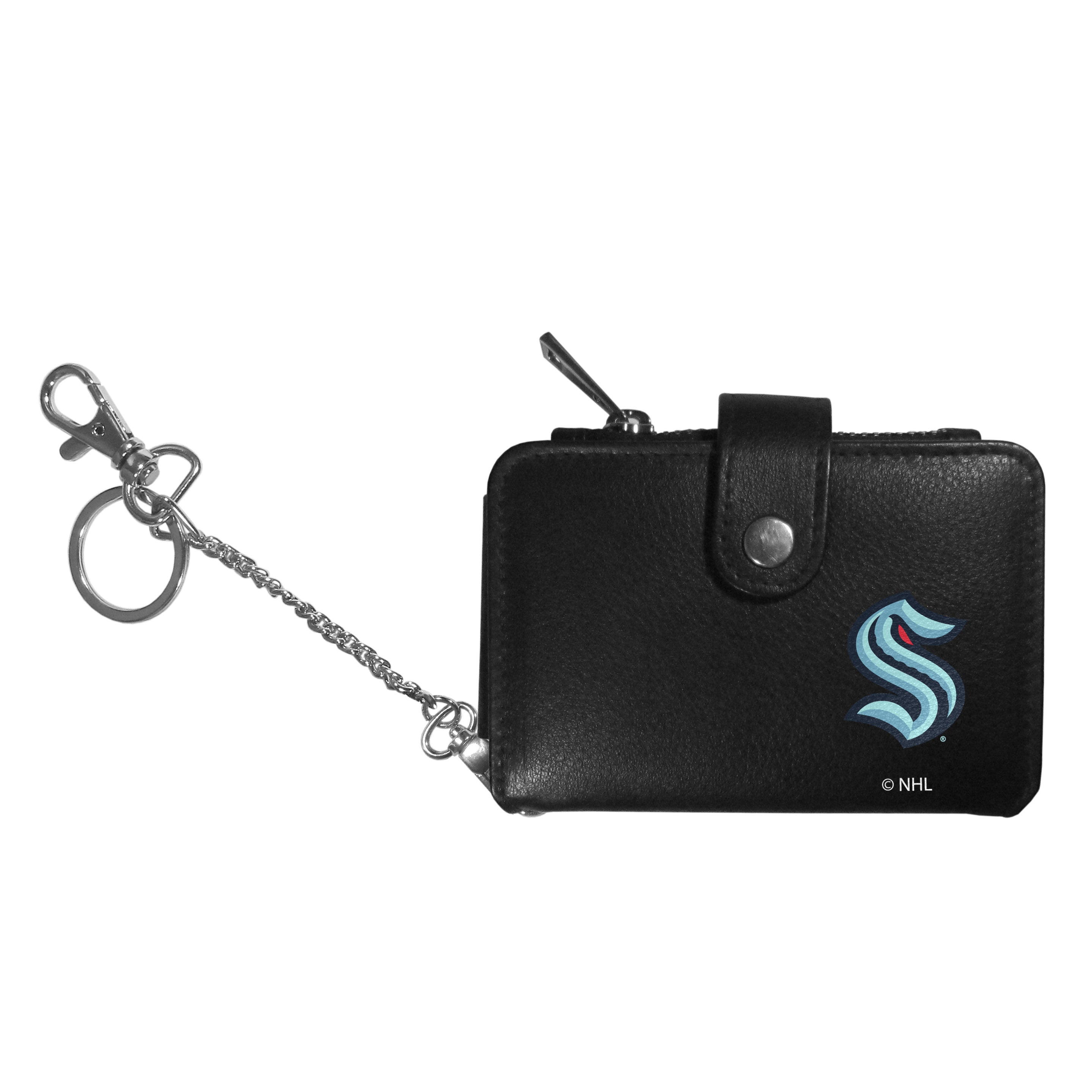 Seattle Kraken Women's Leather Weekender Wallet